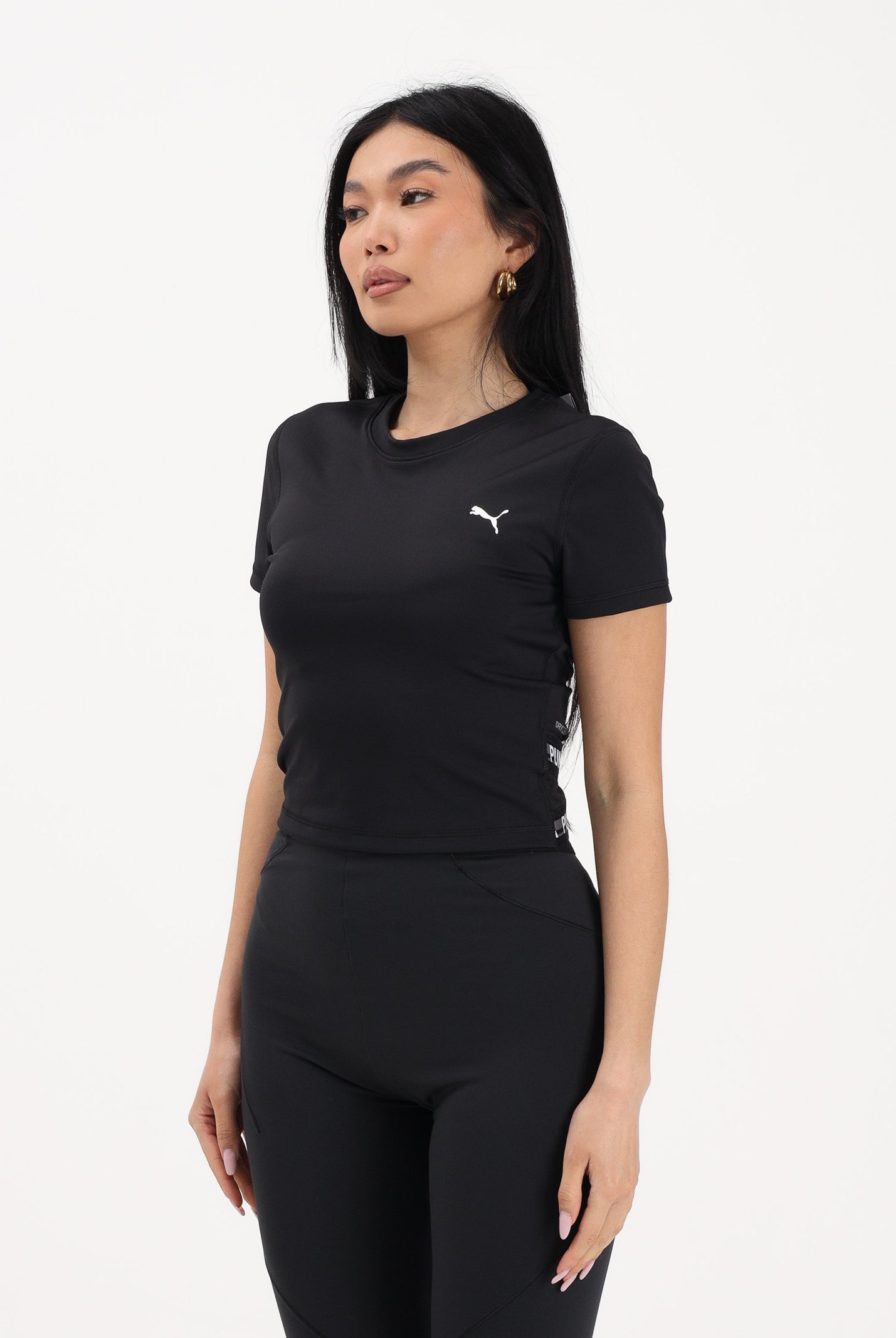 PUMA T-shirt a manica corta PUMA STRONG Training nera da donna 528494 01 PUMA