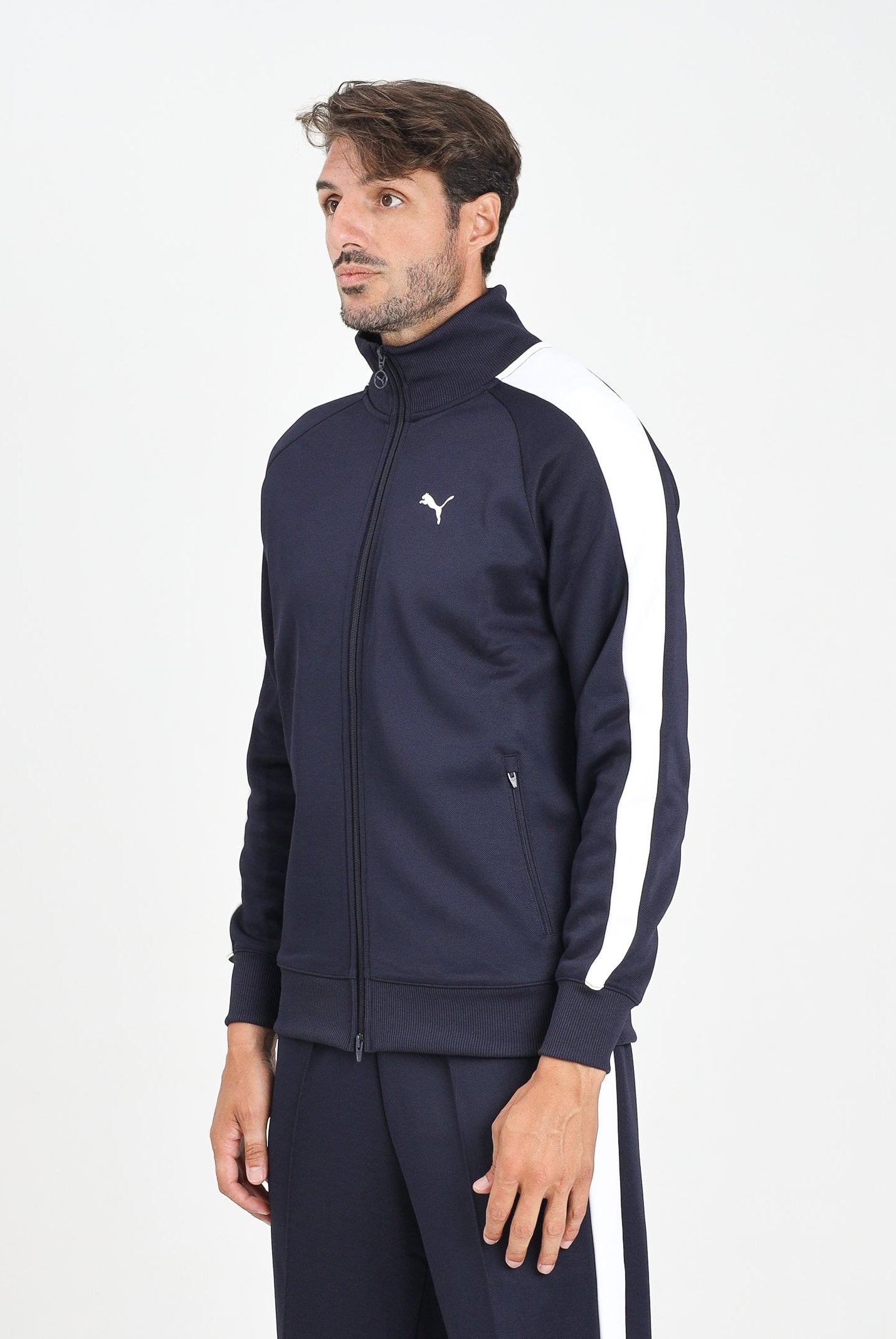 PUMA Felpa con zip T7 ALWAYS ON blu da uomo 629587 16 PUMA