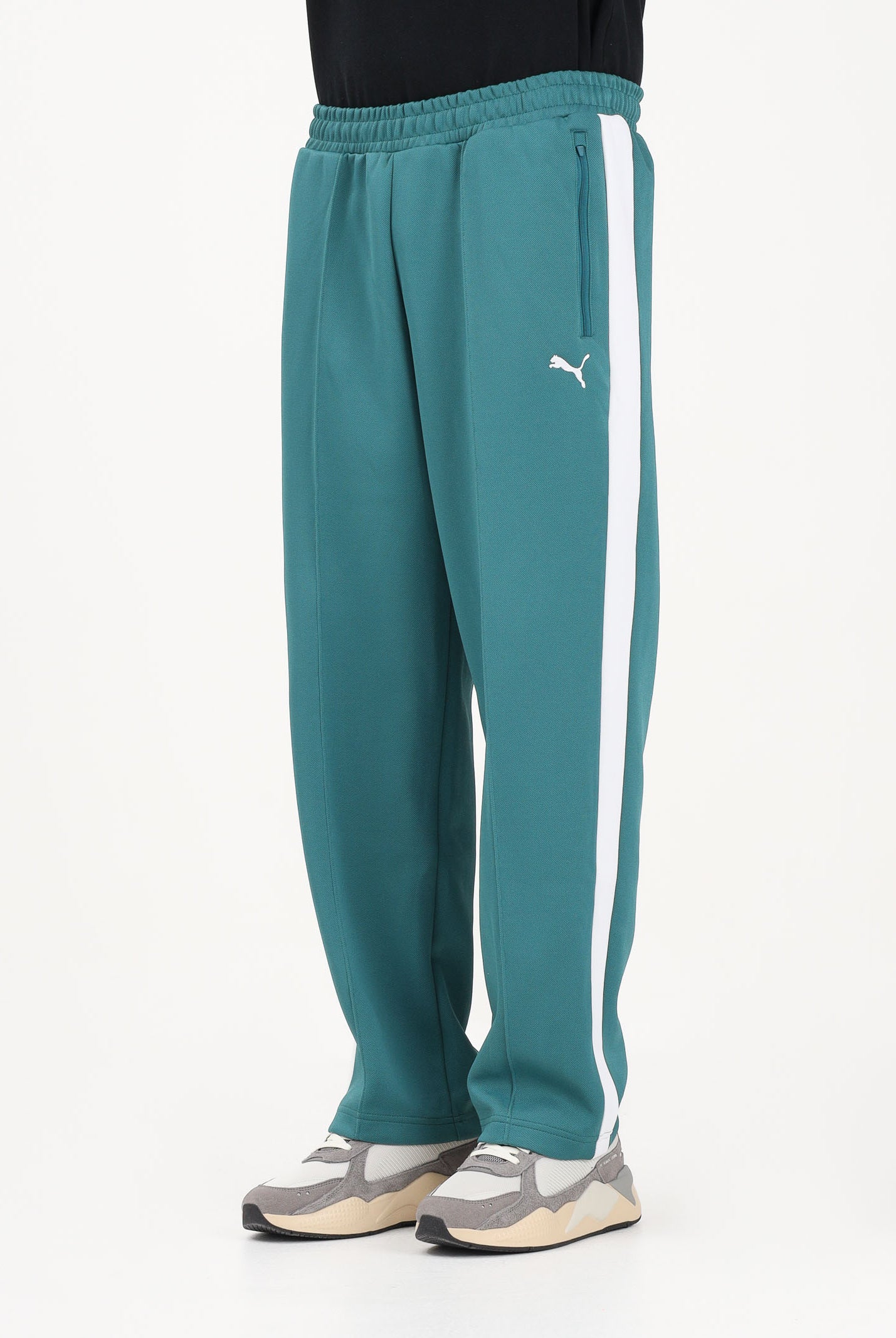 PUMA Pantalone sportivo T7 verde da uomo 629589 41 PUMA