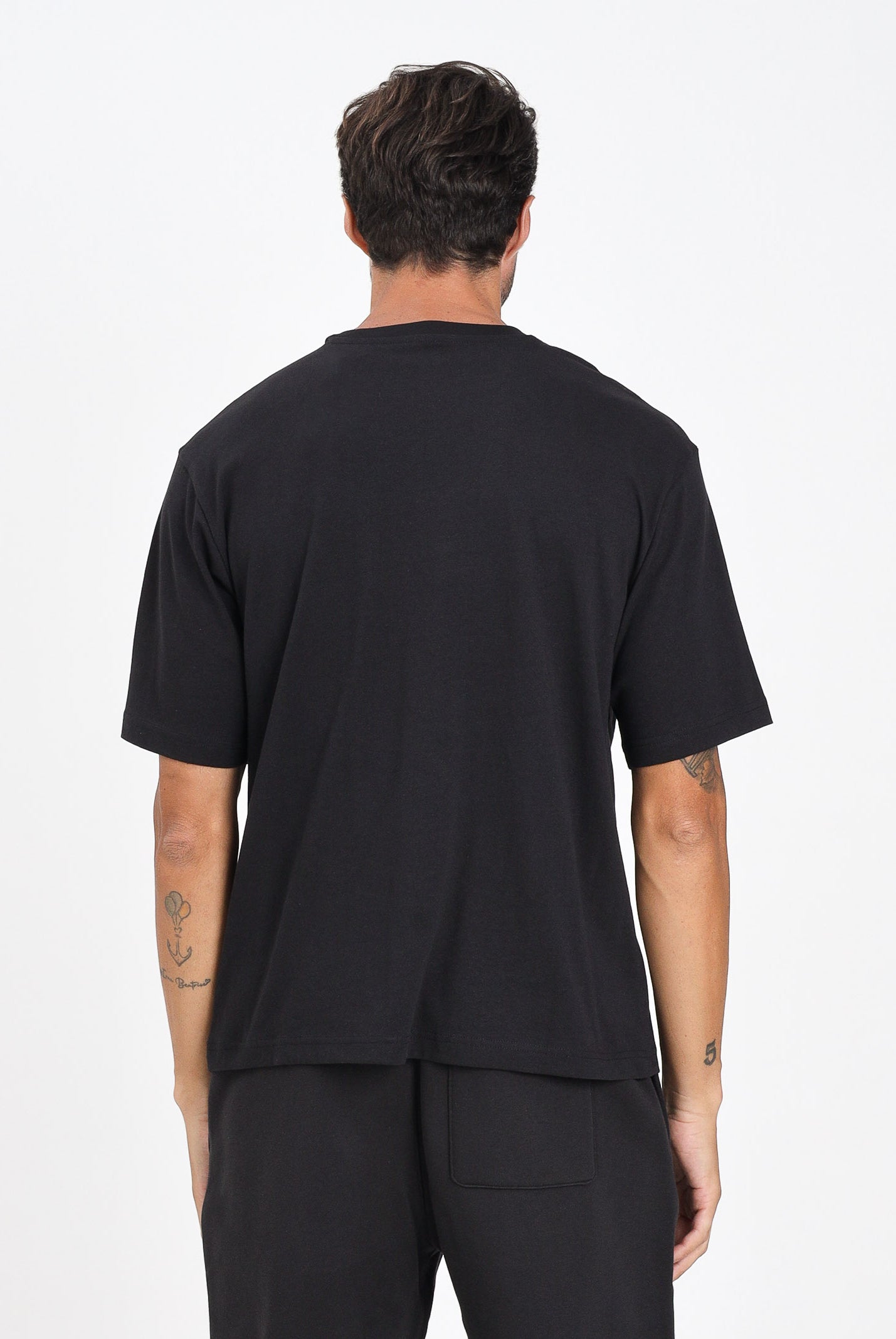 PUMA T-shirt a manica corta WARDROBE ESS nera da uomo 629645 01 PUMA