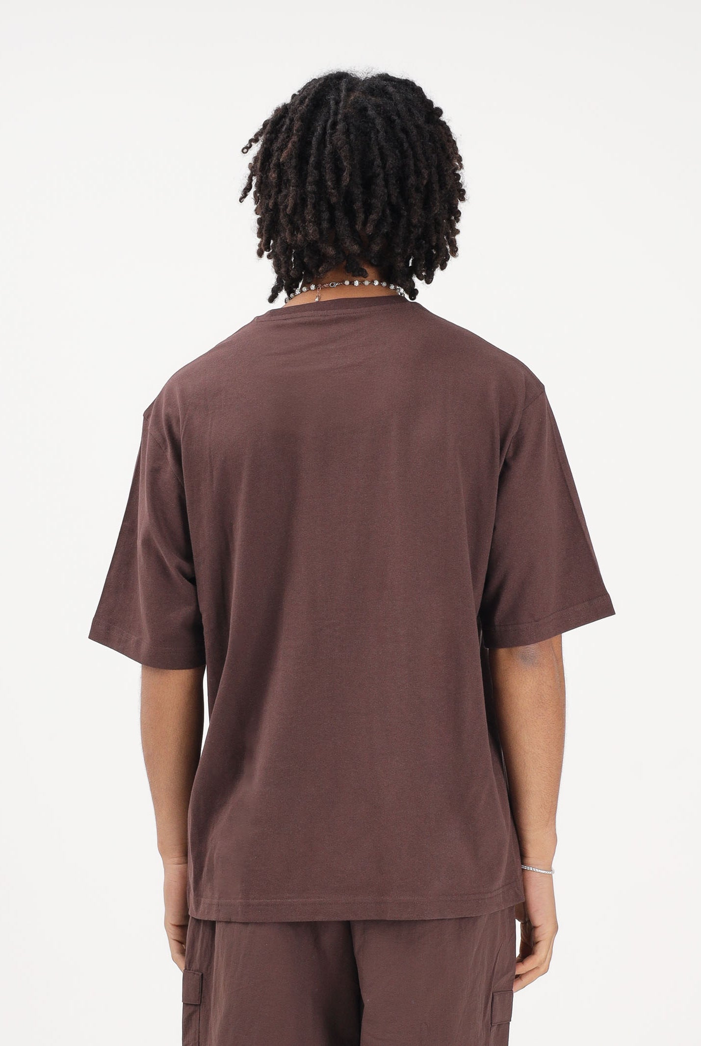 PUMA T-shirt a manica corta WARDROBE ESS marrone da uomo 629645 31 PUMA