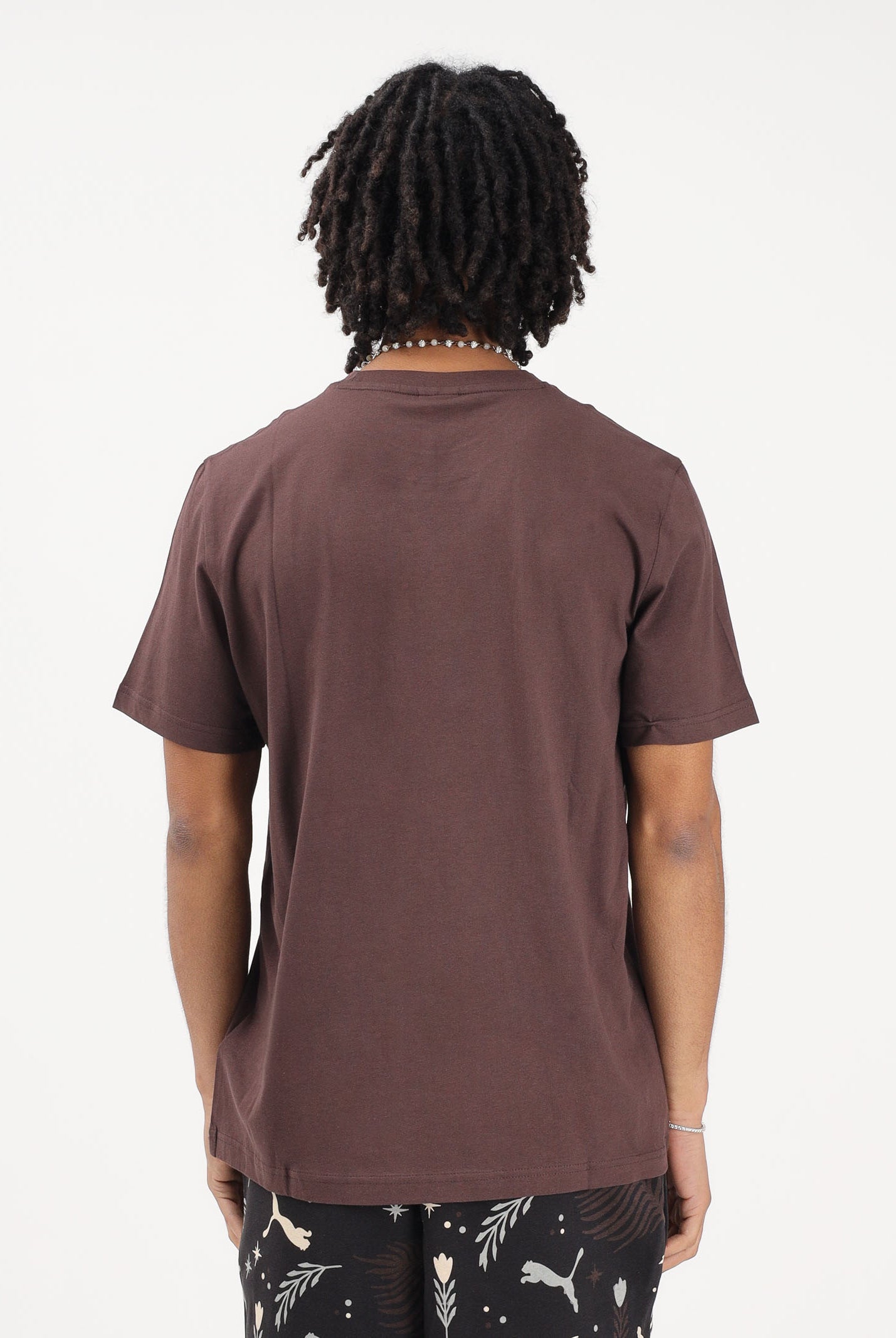 PUMA T-shirt a manica corta Sunset Drive marrone da uomo 634394 31 PUMA