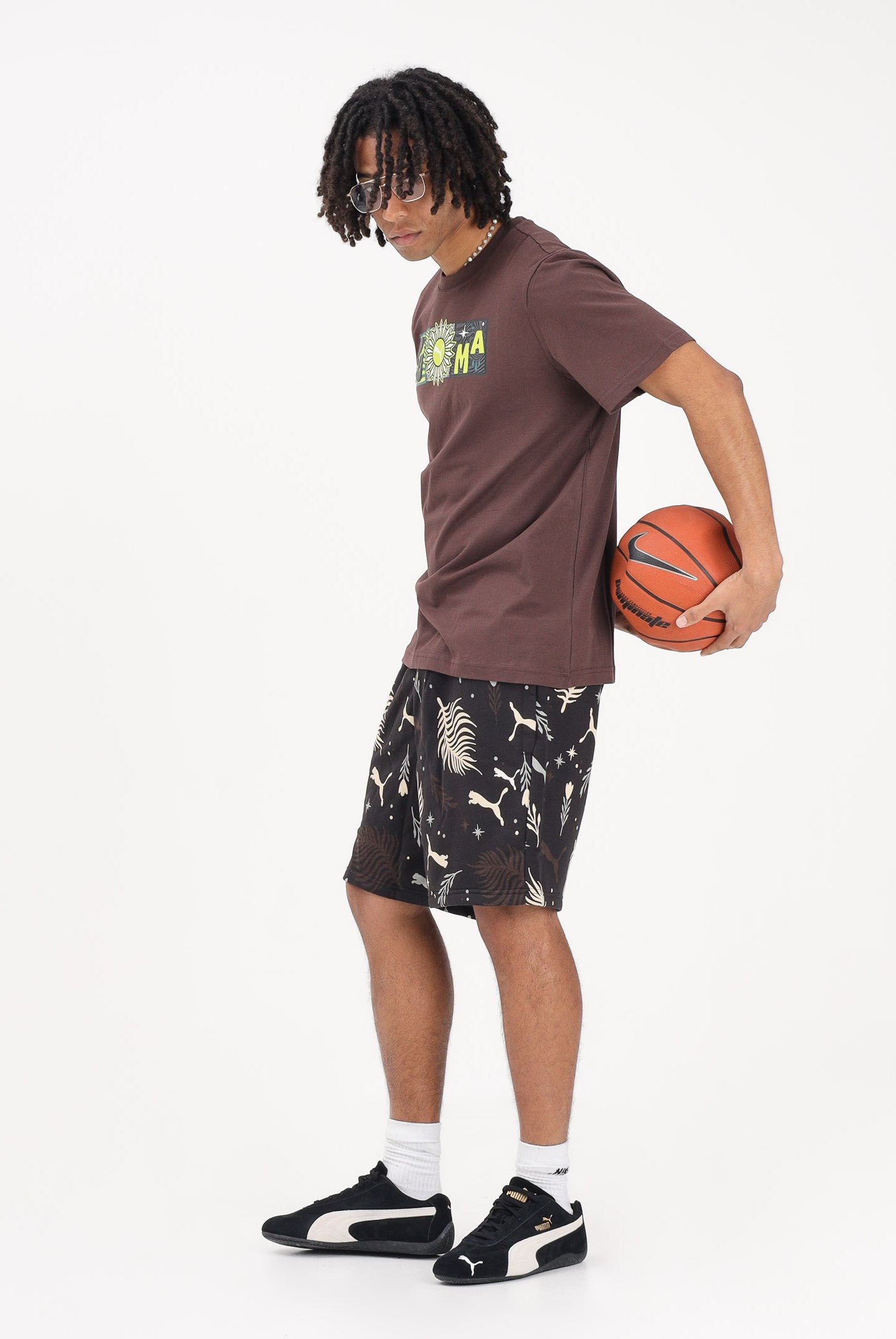 PUMA Shorts sportivo Sunset Drive nero da uomo 634397 01 PUMA
