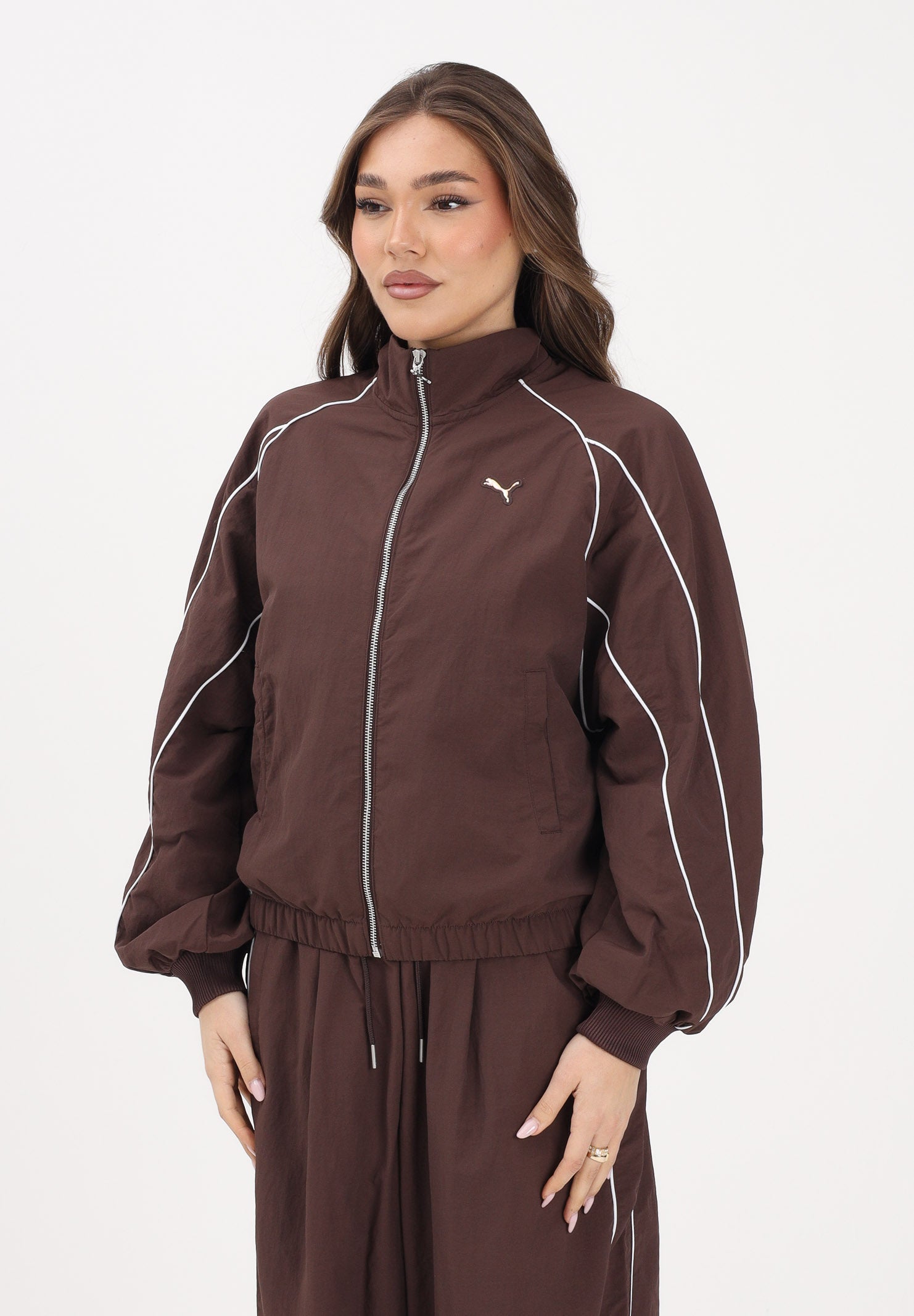 PUMA Giacca a vento T7 Balloon marrone da donna 634558 13 PUMA