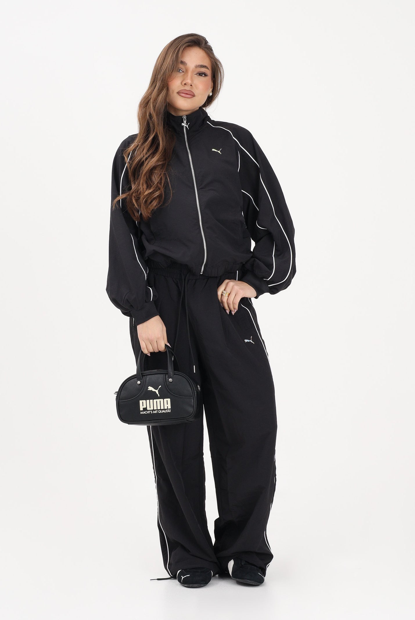 PUMA Pantalone sportivo T7 nero da donna 634559 01 PUMA