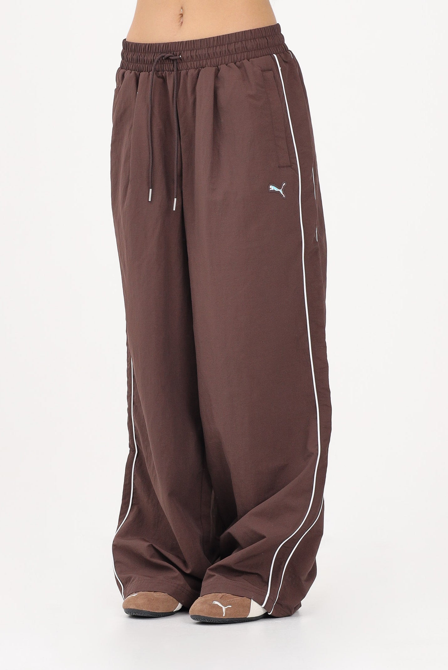 PUMA Pantalone sportivo T7 marrone da donna 634559 13 PUMA