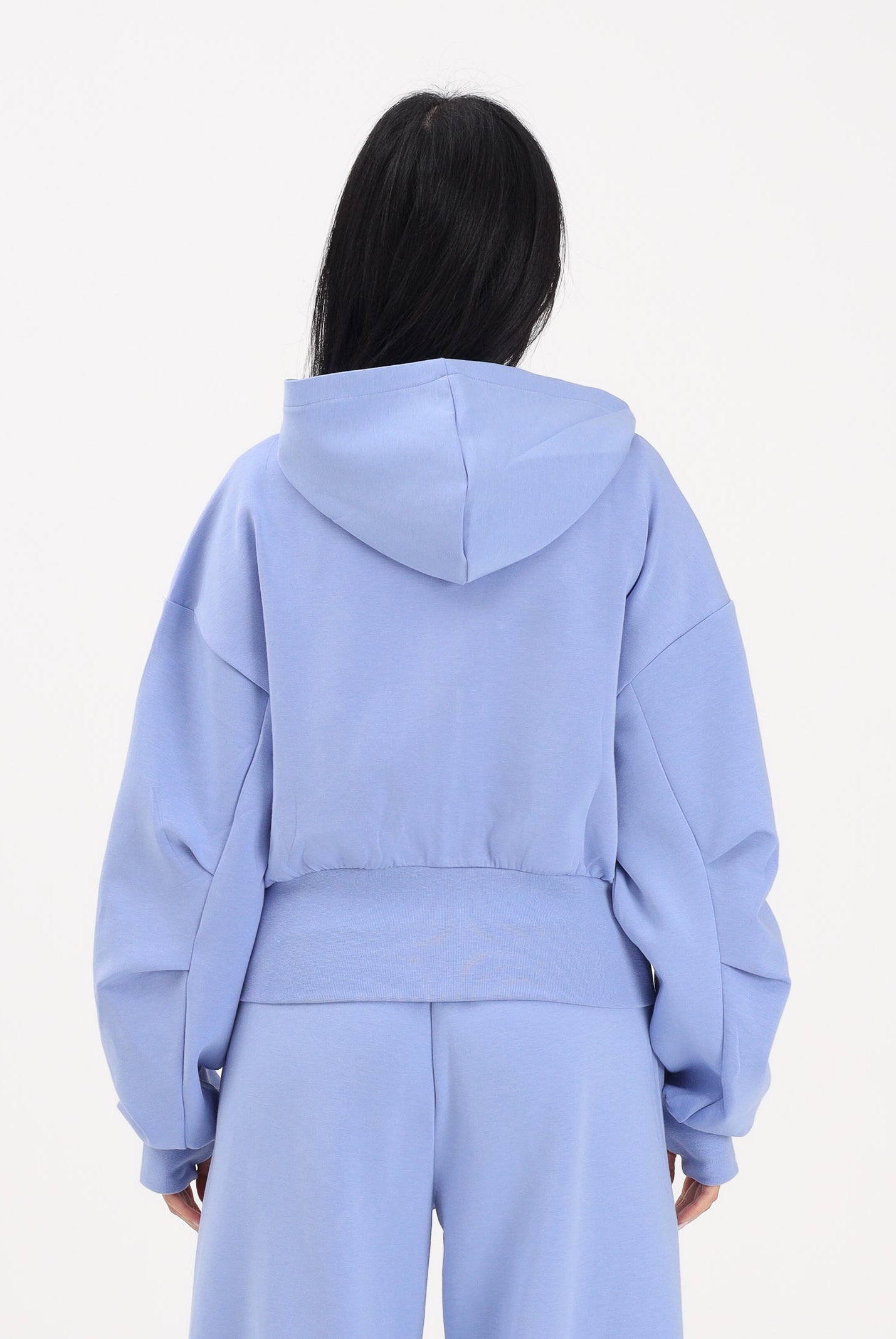 PUMA Felpa con zip PUMATECH SENSE azzurro polvere da donna 634571 60 PUMA