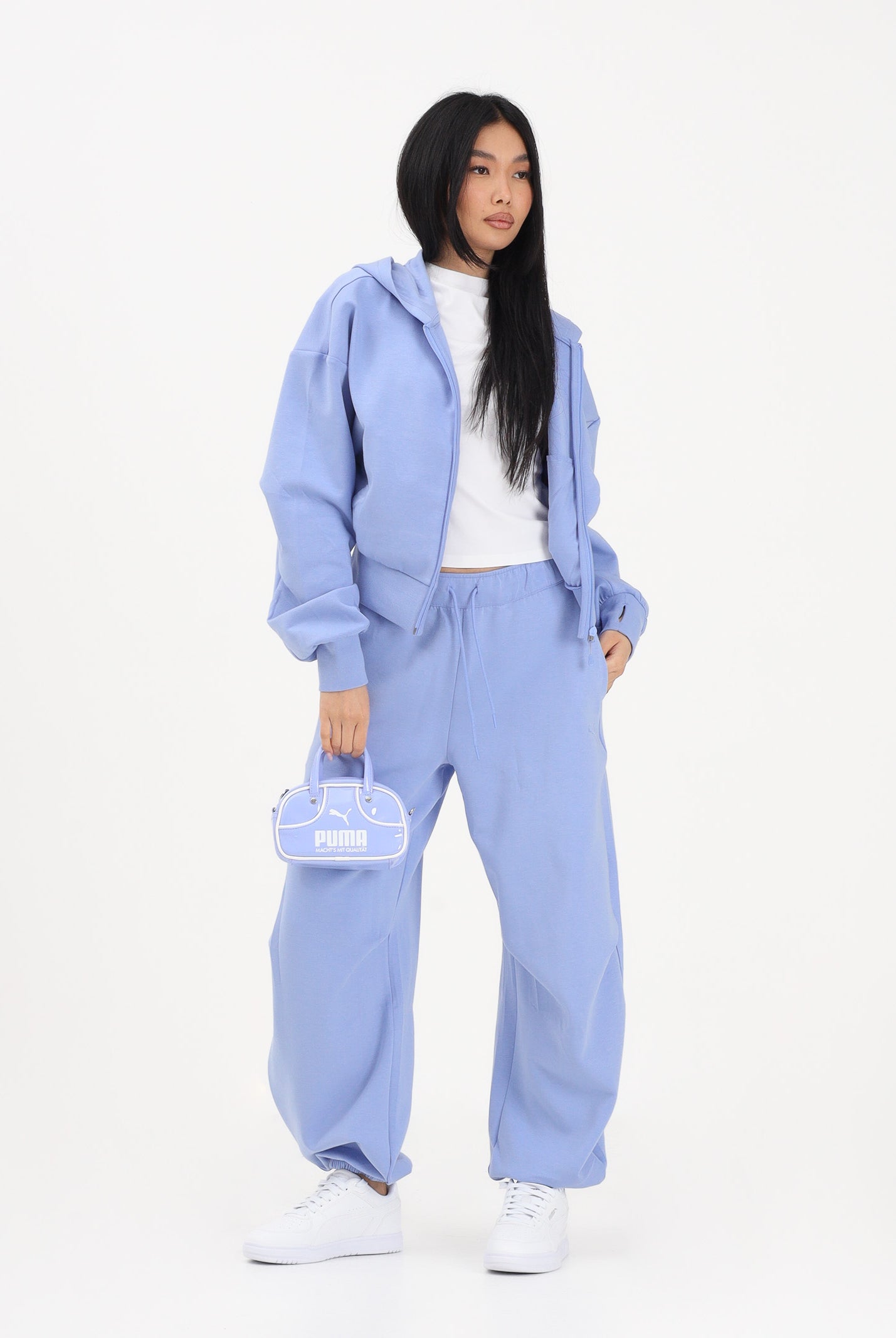 PUMA Pantalone sportivo PUMATECH SENSE dryCELL azzurro polvere da donna 634572 60 PUMA