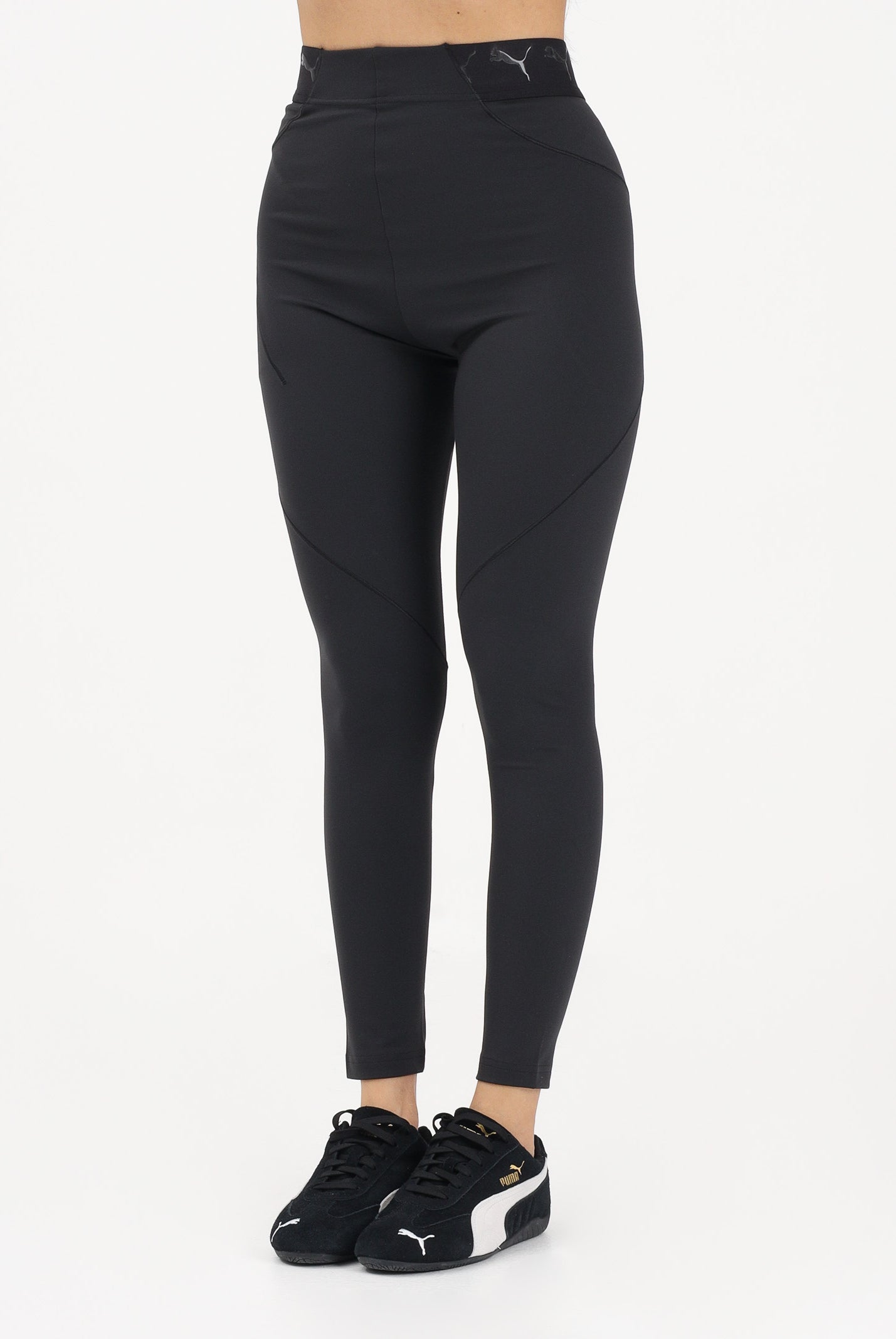 PUMA Leggings sportivo PUMATECH SENSE CLOUDSPUN nero da donna 634574 01 PUMA