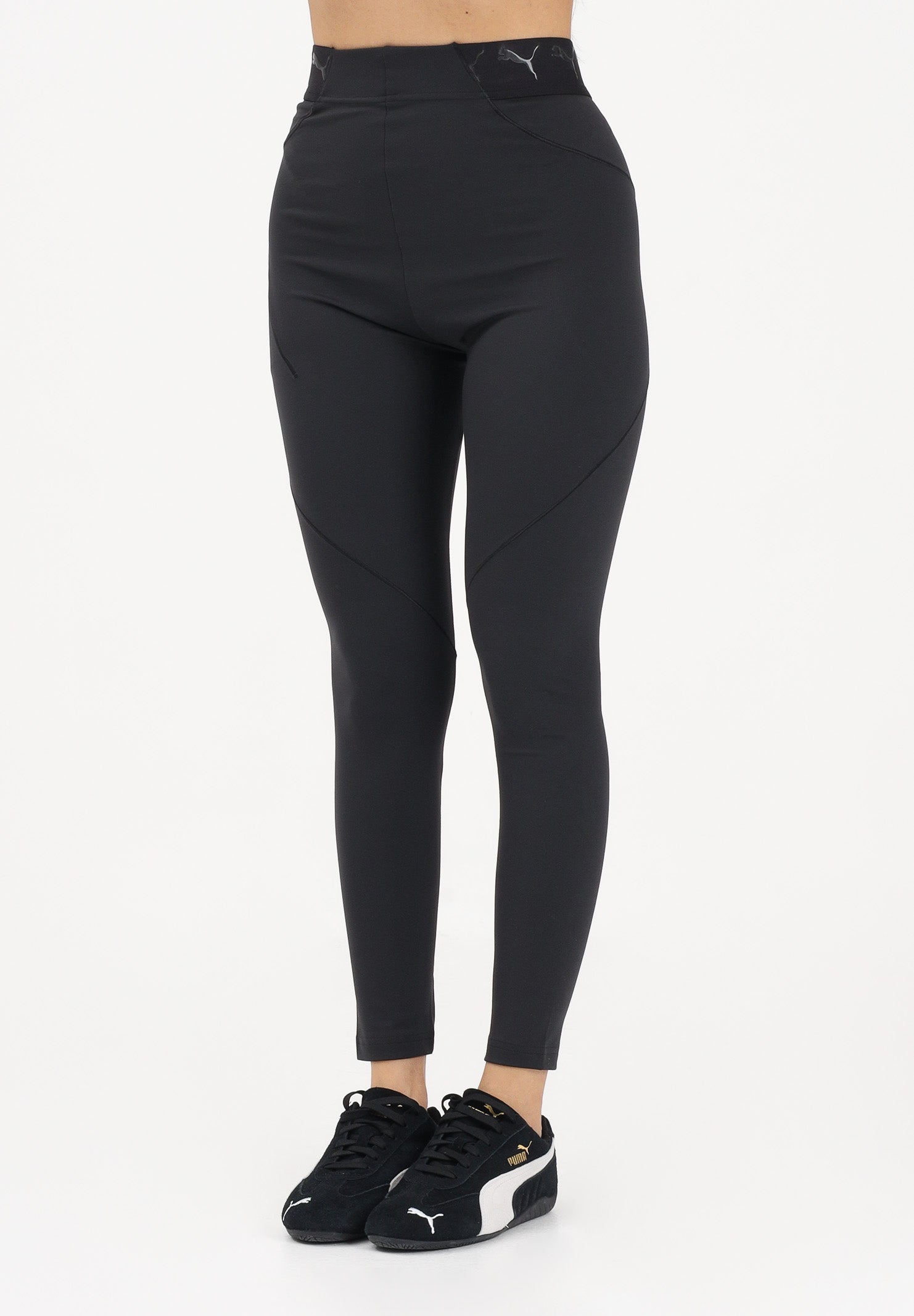 PUMA Leggings sportivo PUMATECH SENSE CLOUDSPUN nero da donna 634574 01 PUMA
