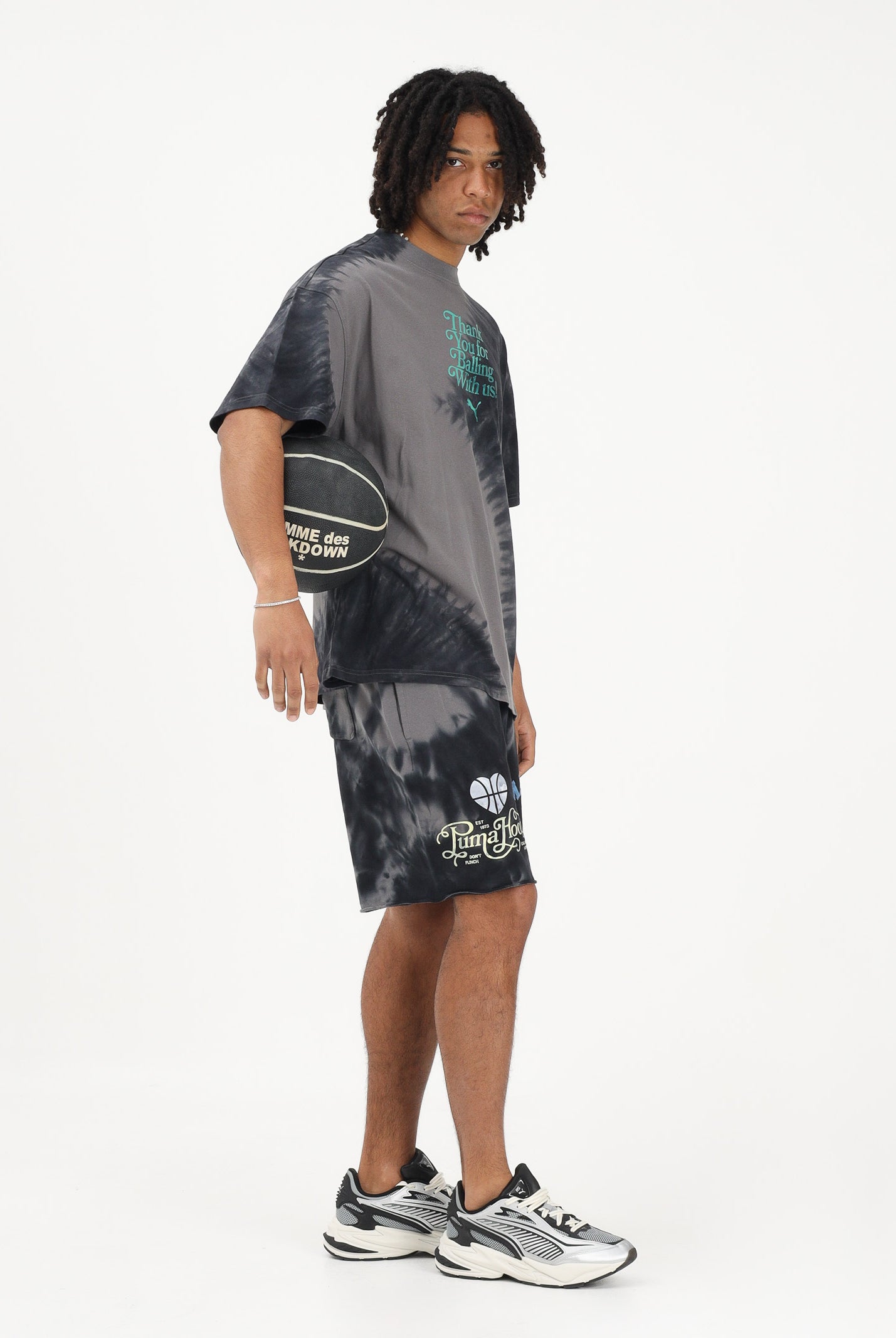 PUMA Shorts sportivo What The Fun grigio da uomo 634997 01 PUMA