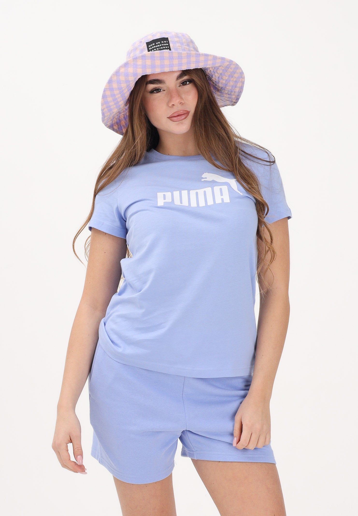 PUMA T-shirt a manica corta ESS N. 1 polvere da donna 682371 59 PUMA