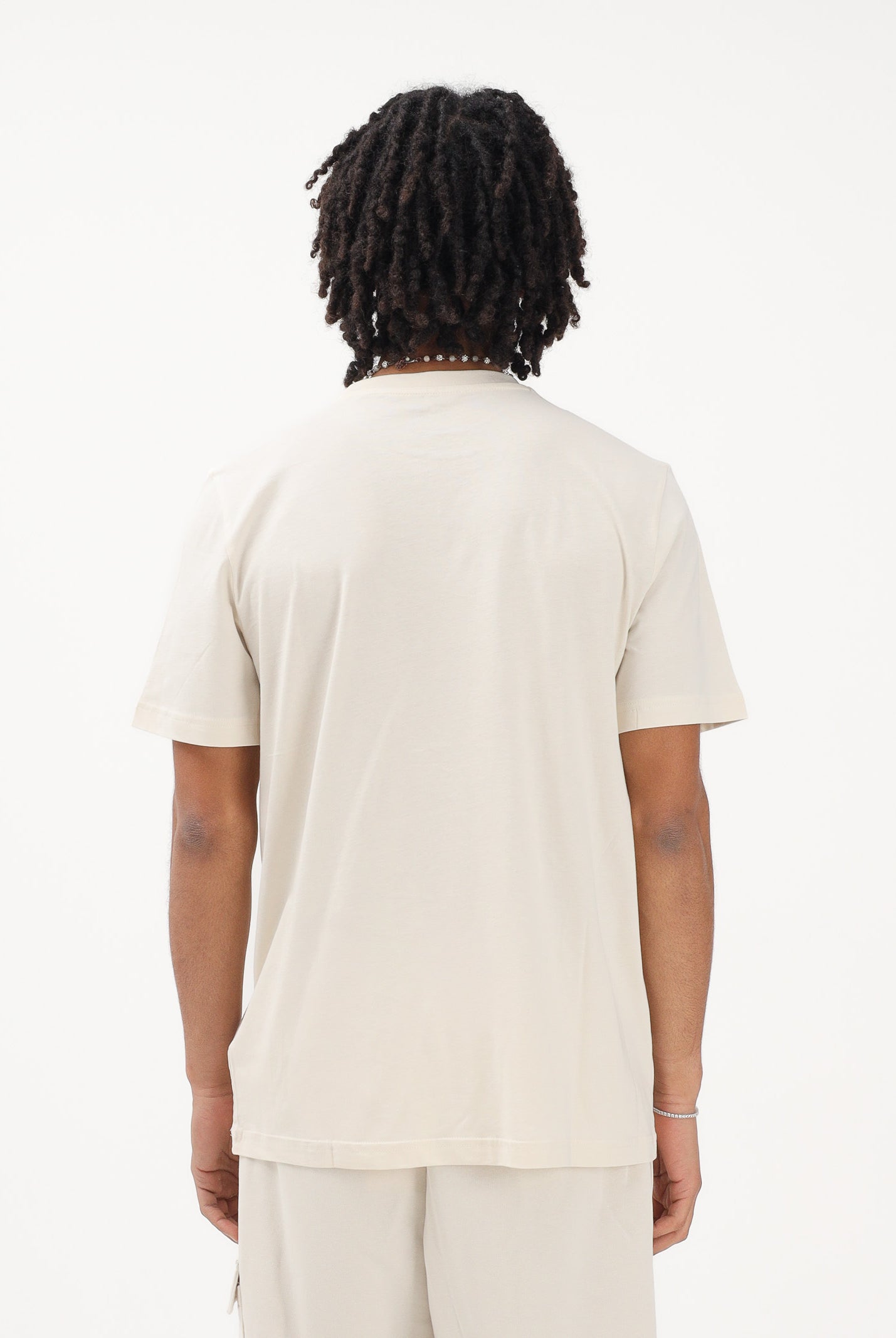 PUMA T-shirt a manica corta Ess Small No. 1 Logo panna da uomo 682535 87 PUMA