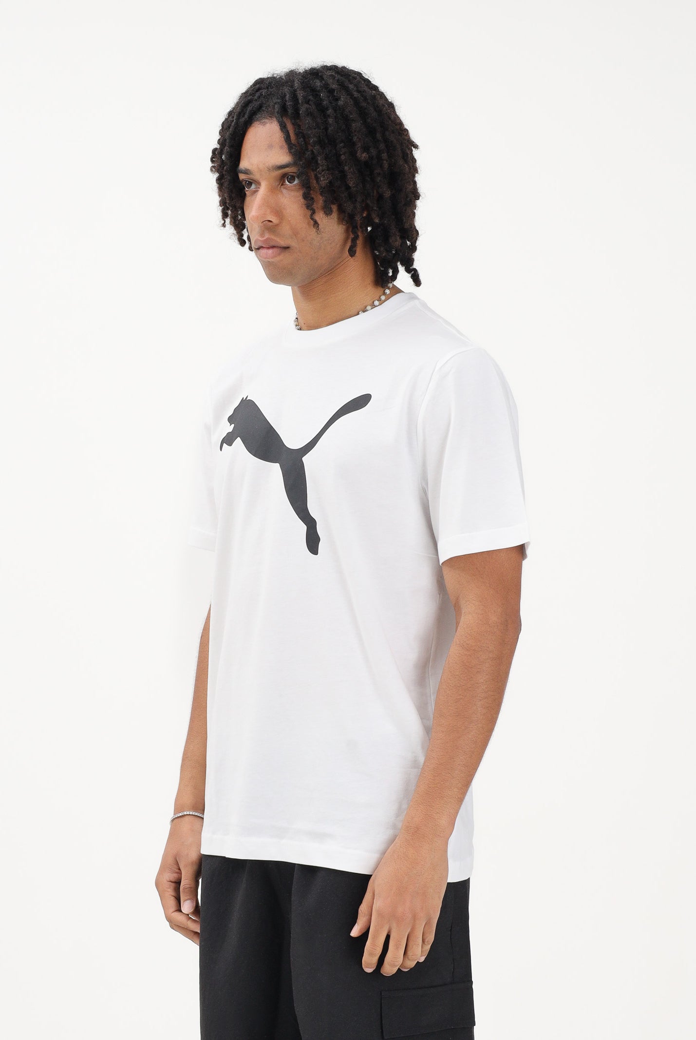 PUMA T-shirt a manica corta Ess bianca da uomo 682536 02 PUMA
