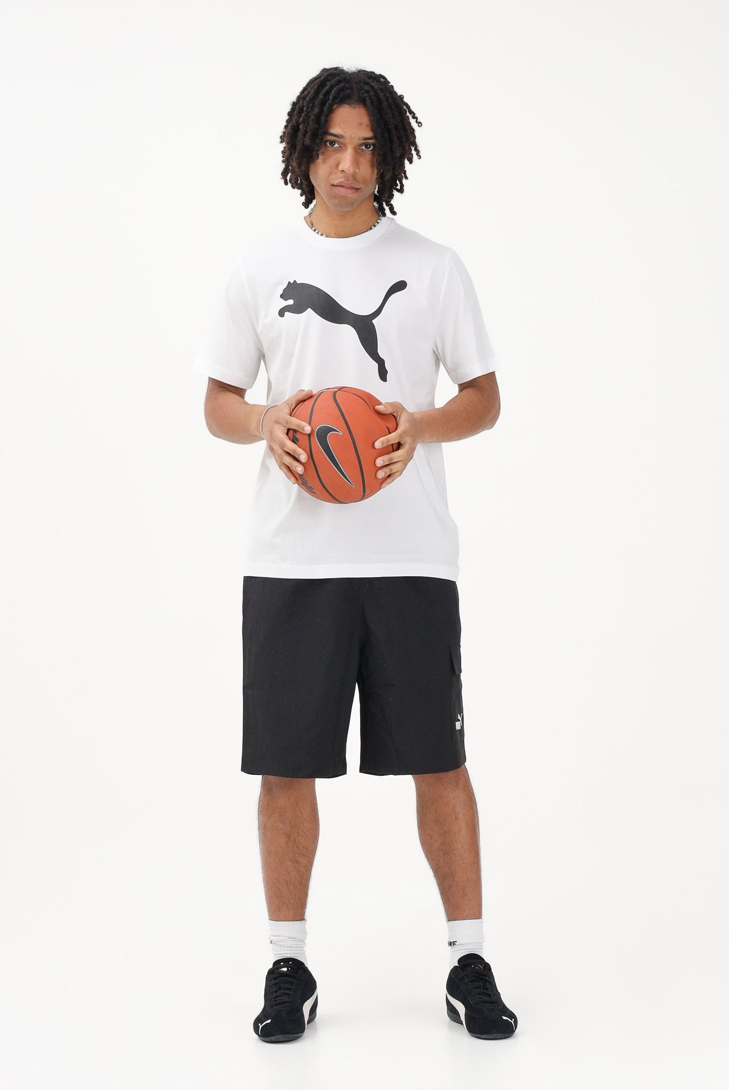 PUMA T-shirt a manica corta Ess bianca da uomo 682536 02 PUMA