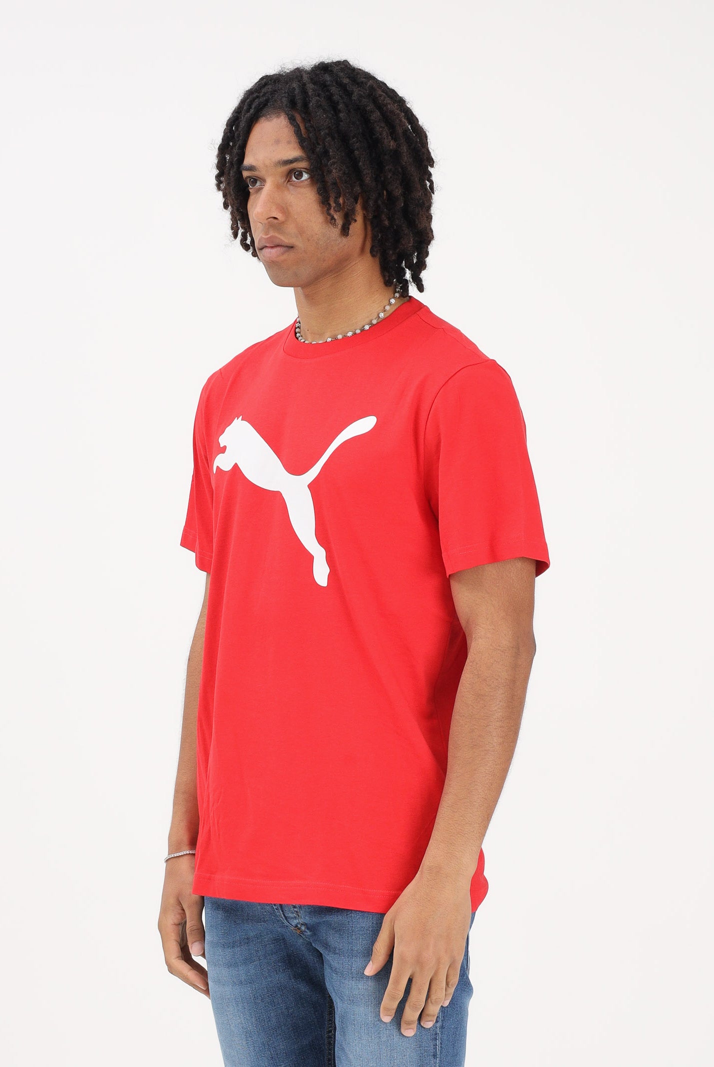 PUMA T-shirt a manica corta Ess rossa da uomo 682536 11 PUMA