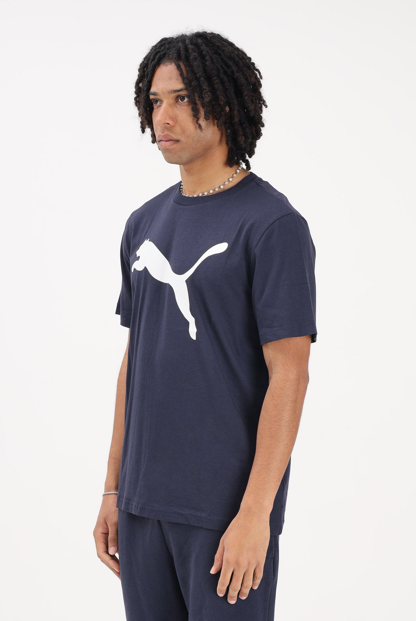 PUMA T-shirt a manica corta Ess blu da uomo 682536 16 PUMA