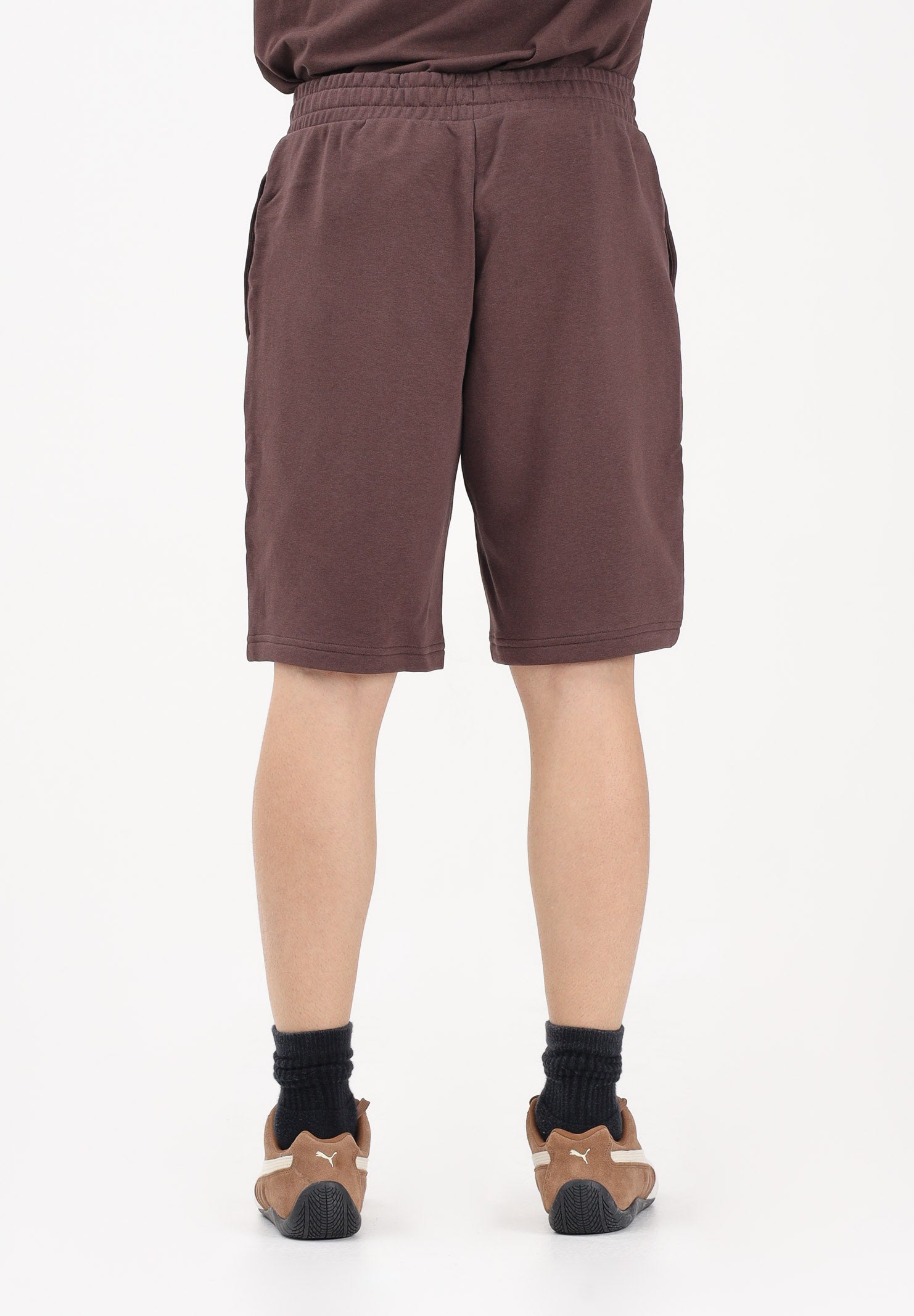 PUMA Shorts sportivo Essentials No. 1 Logo 10" marrone da uomo 682595 31 PUMA