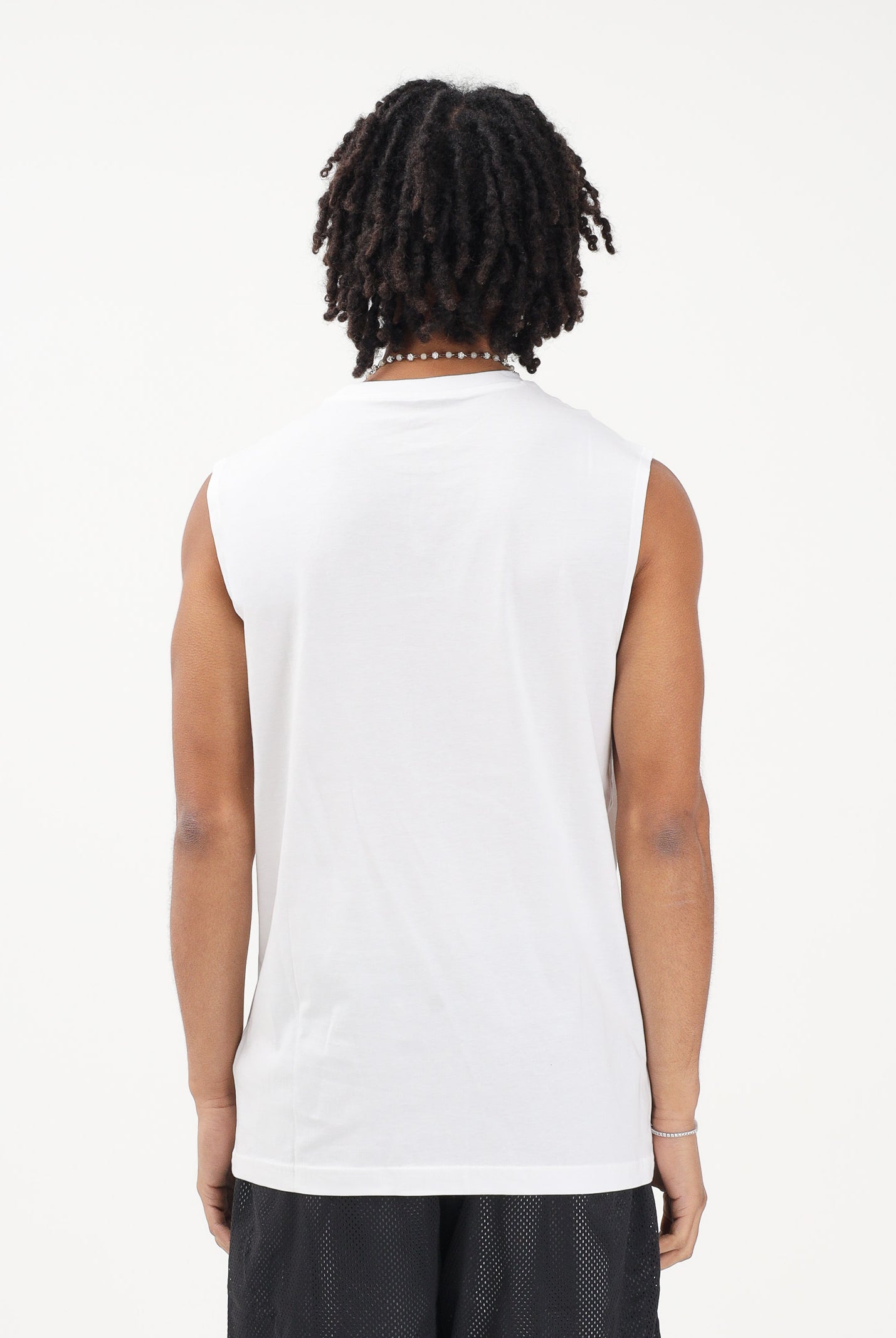 PUMA T-shirt senza maniche Essentials bianca da uomo 682626 02 PUMA