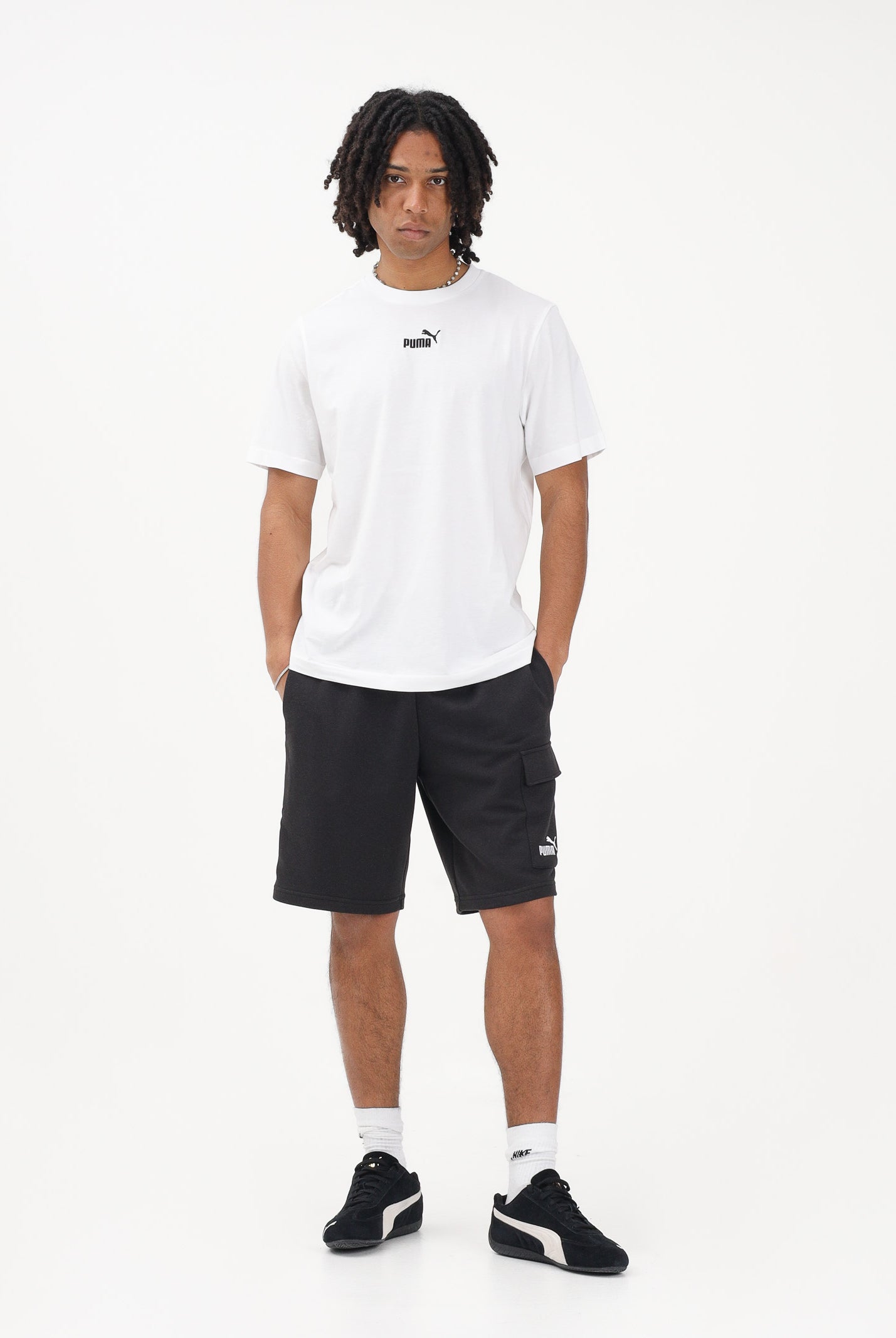PUMA Shorts cargo Essentials con logo N. 1 nero da uomo 682662 01 PUMA