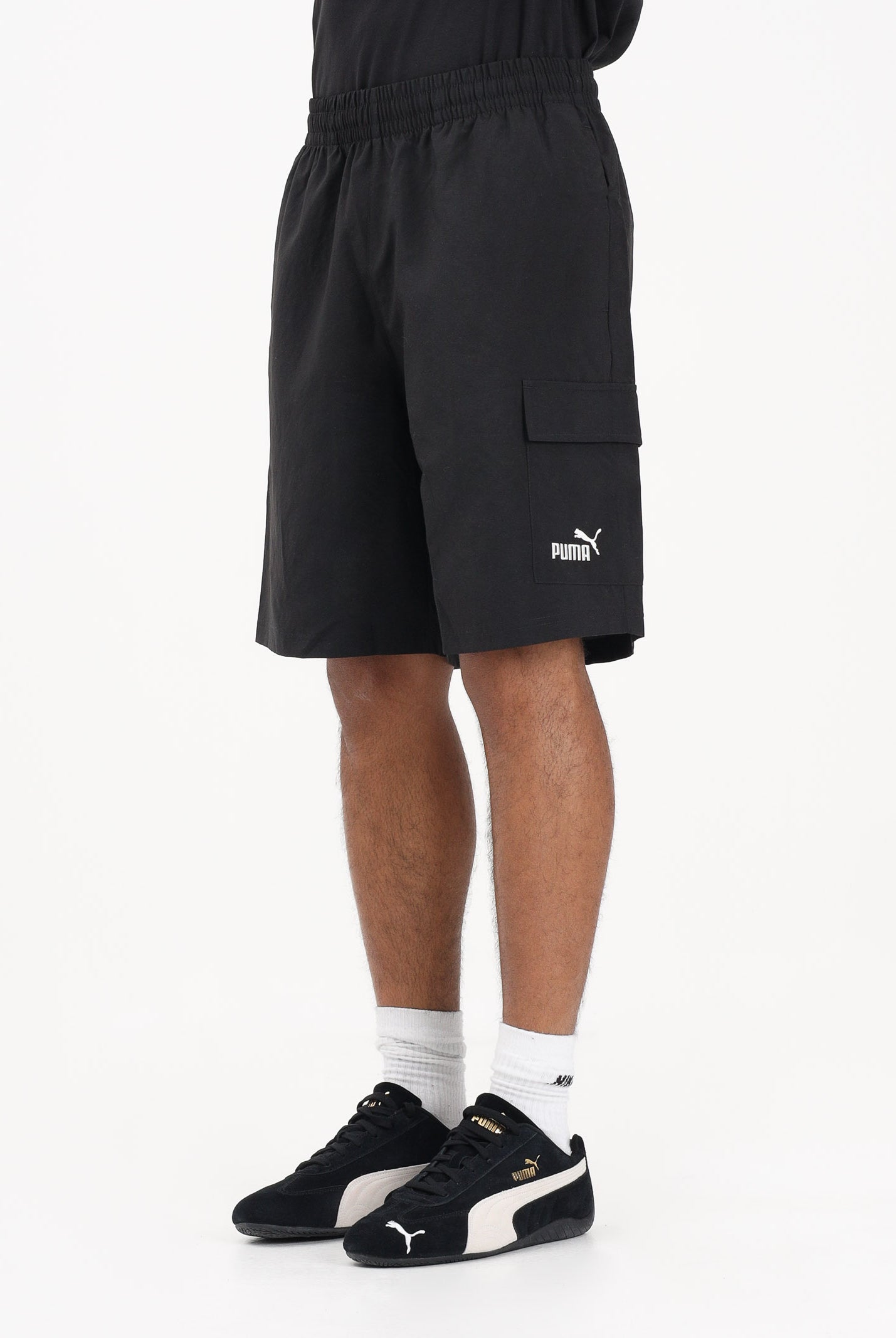 PUMA Shorts sportivo Essentials Cargo nero da uomo 682664 01 PUMA