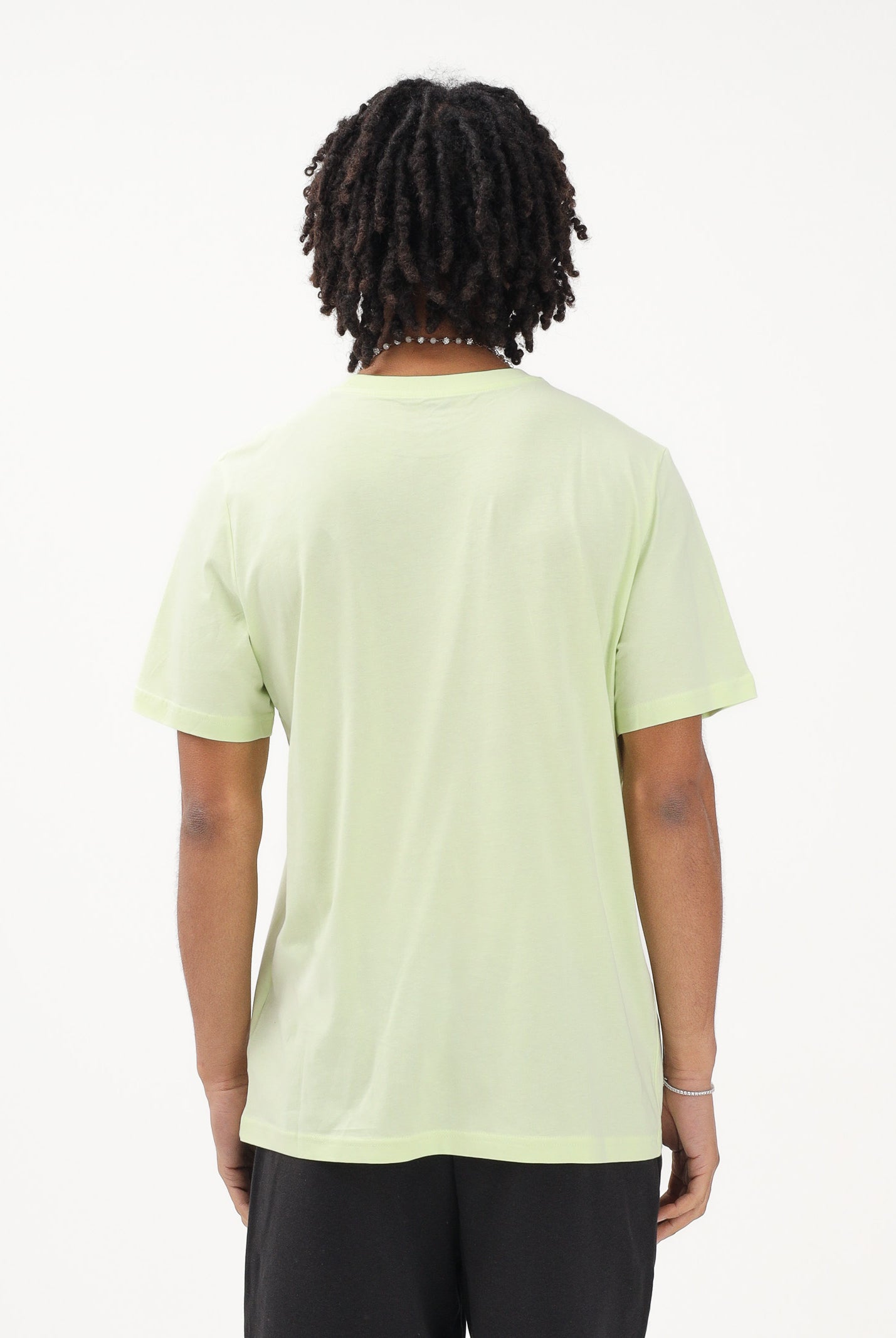 PUMA T-shirt a manica corta Essentials 2 Colour N.1 Logo verde lime da uomo 684708 76 PUMA