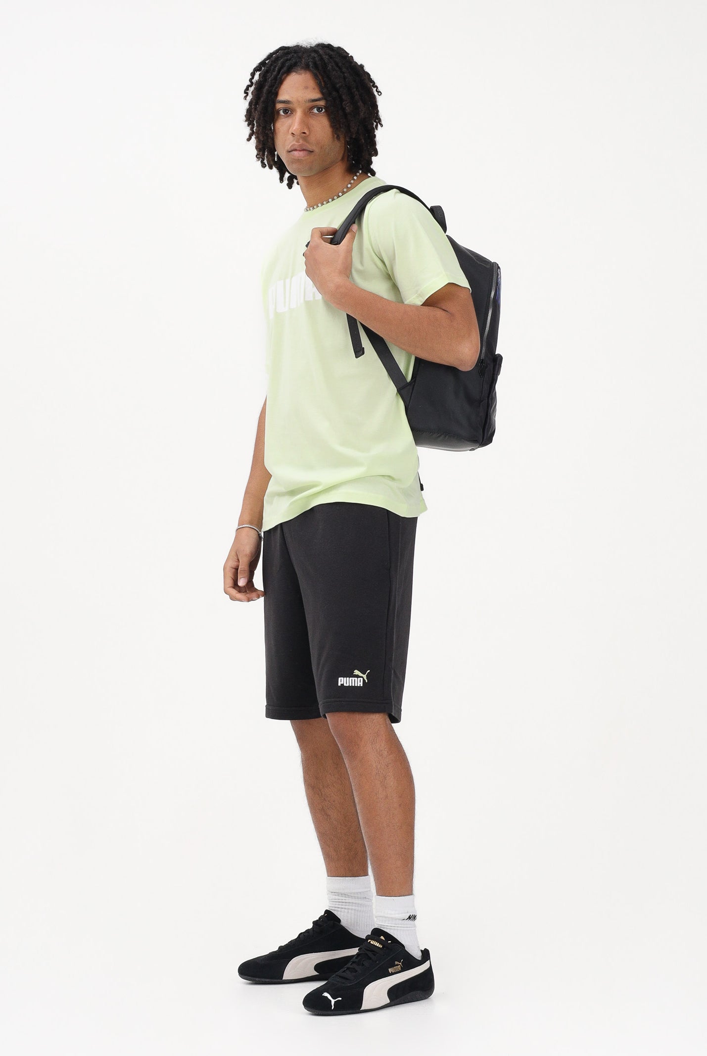 PUMA Shorts sportivo Essentials nero da uomo 684715 56 PUMA