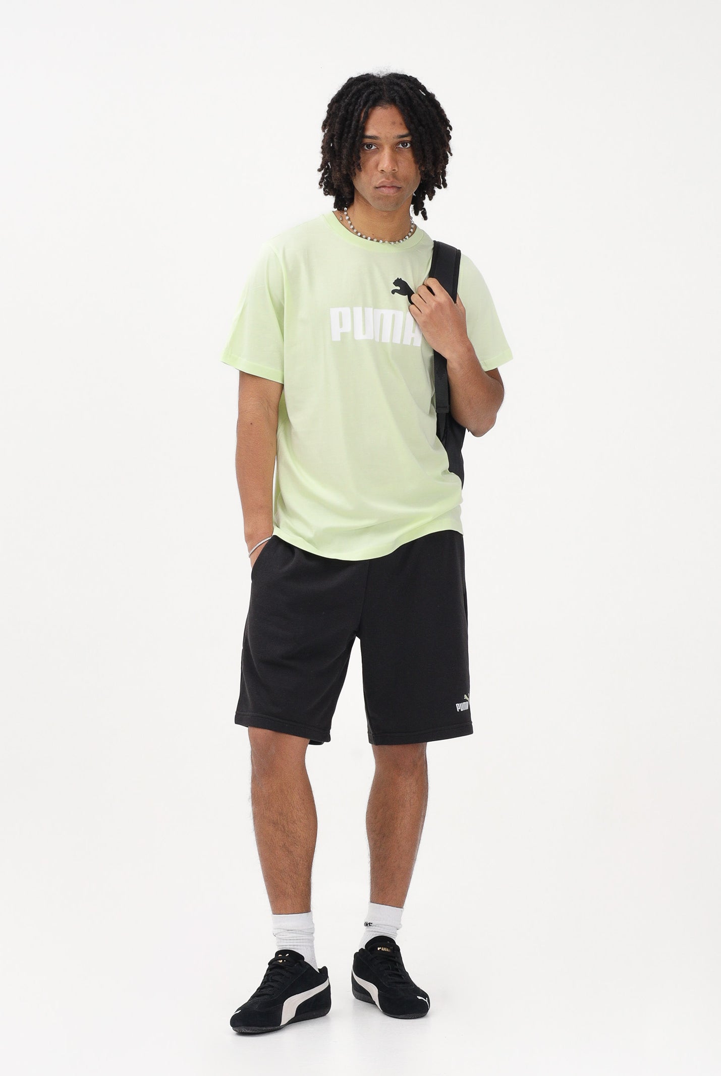 PUMA Shorts sportivo Essentials nero da uomo 684715 56 PUMA
