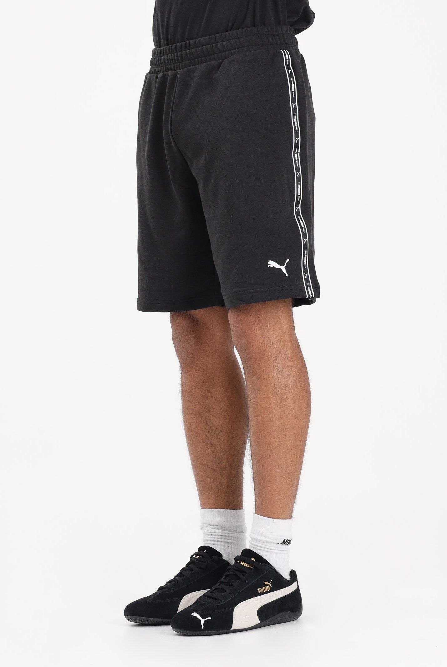 PUMA Shorts sportivo Essentials Tape nero da uomo 691696 01 PUMA