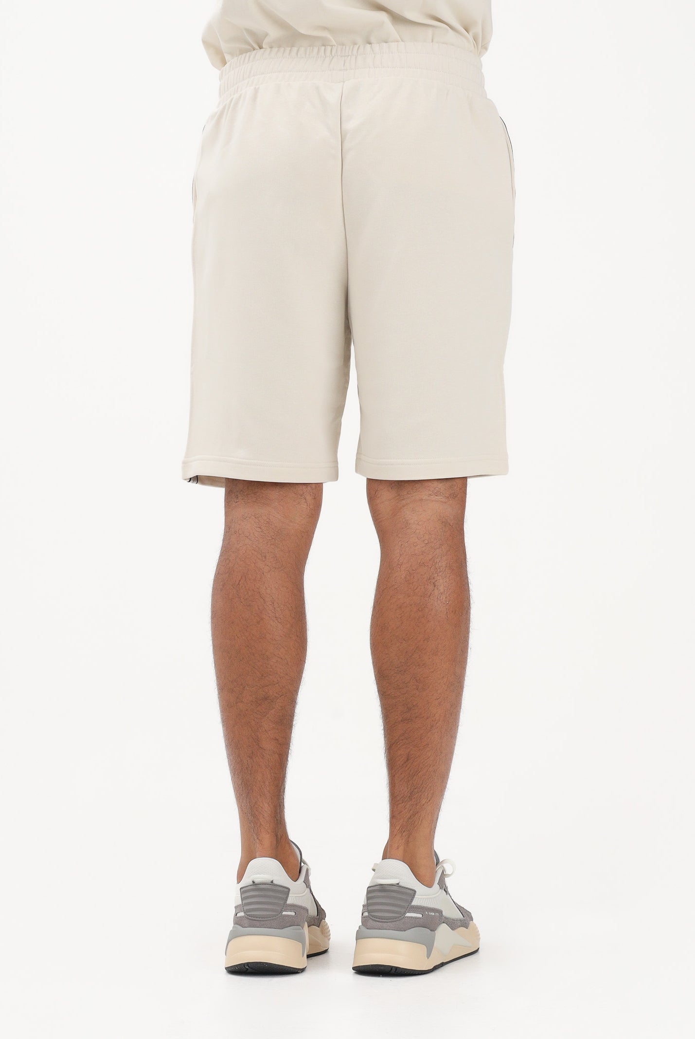 PUMA Shorts sportivo Essentials Tape panna da uomo 691696 87 PUMA