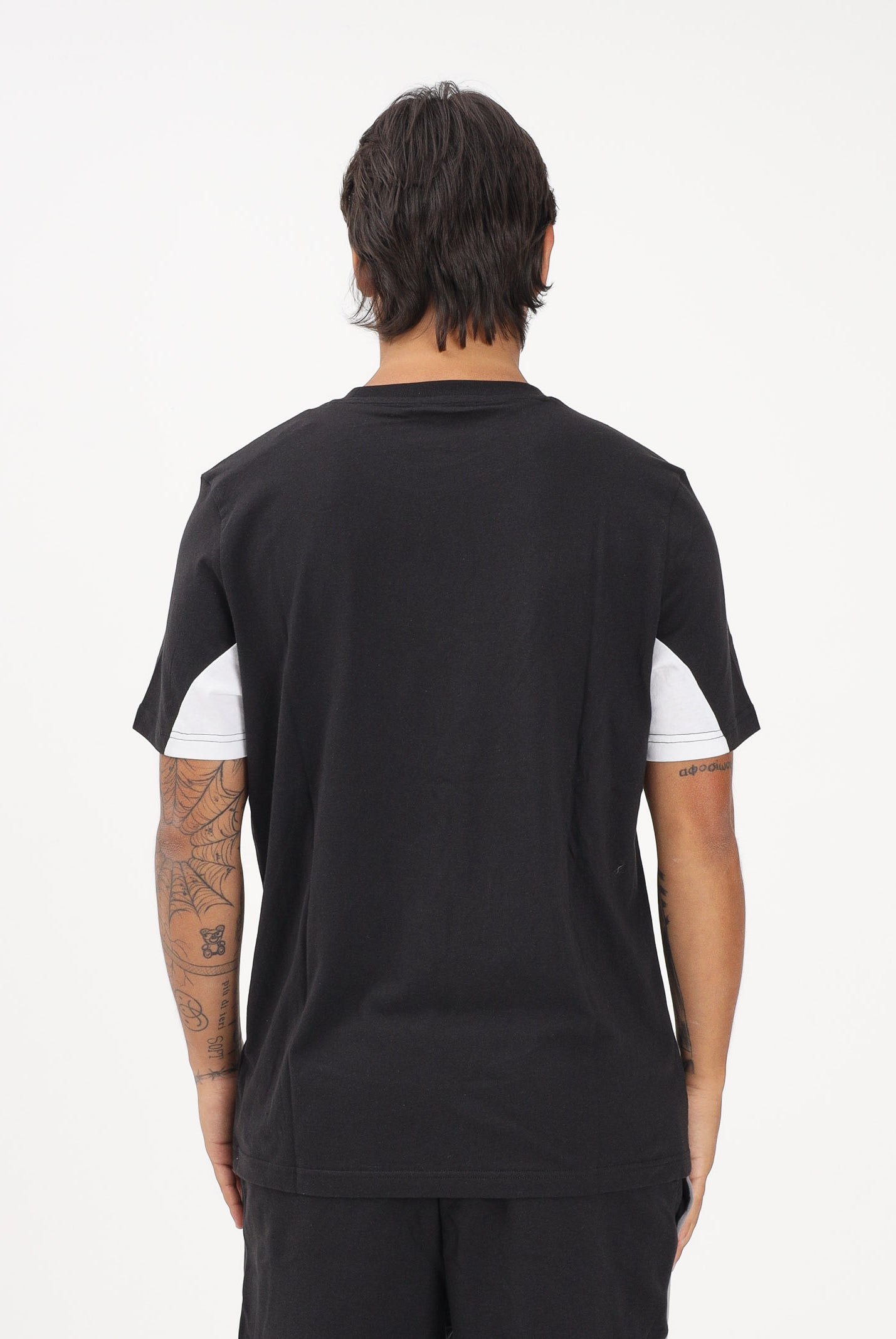 PUMA T-shirt a manica corta Essentials Block nera da uomo 691698 01 PUMA