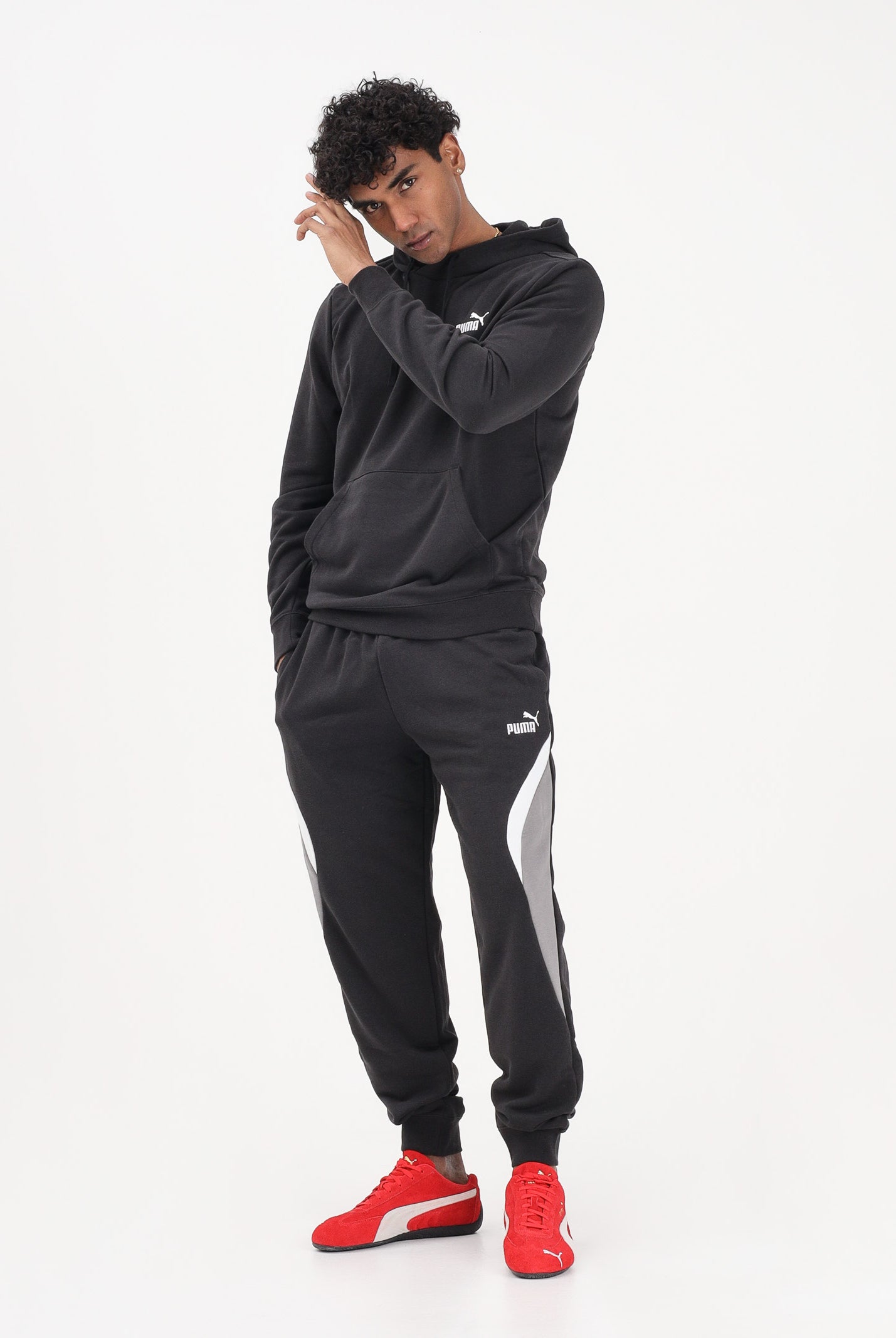 PUMA Pantalone sportivo Essentials Block nero da uomo 691700 01 PUMA