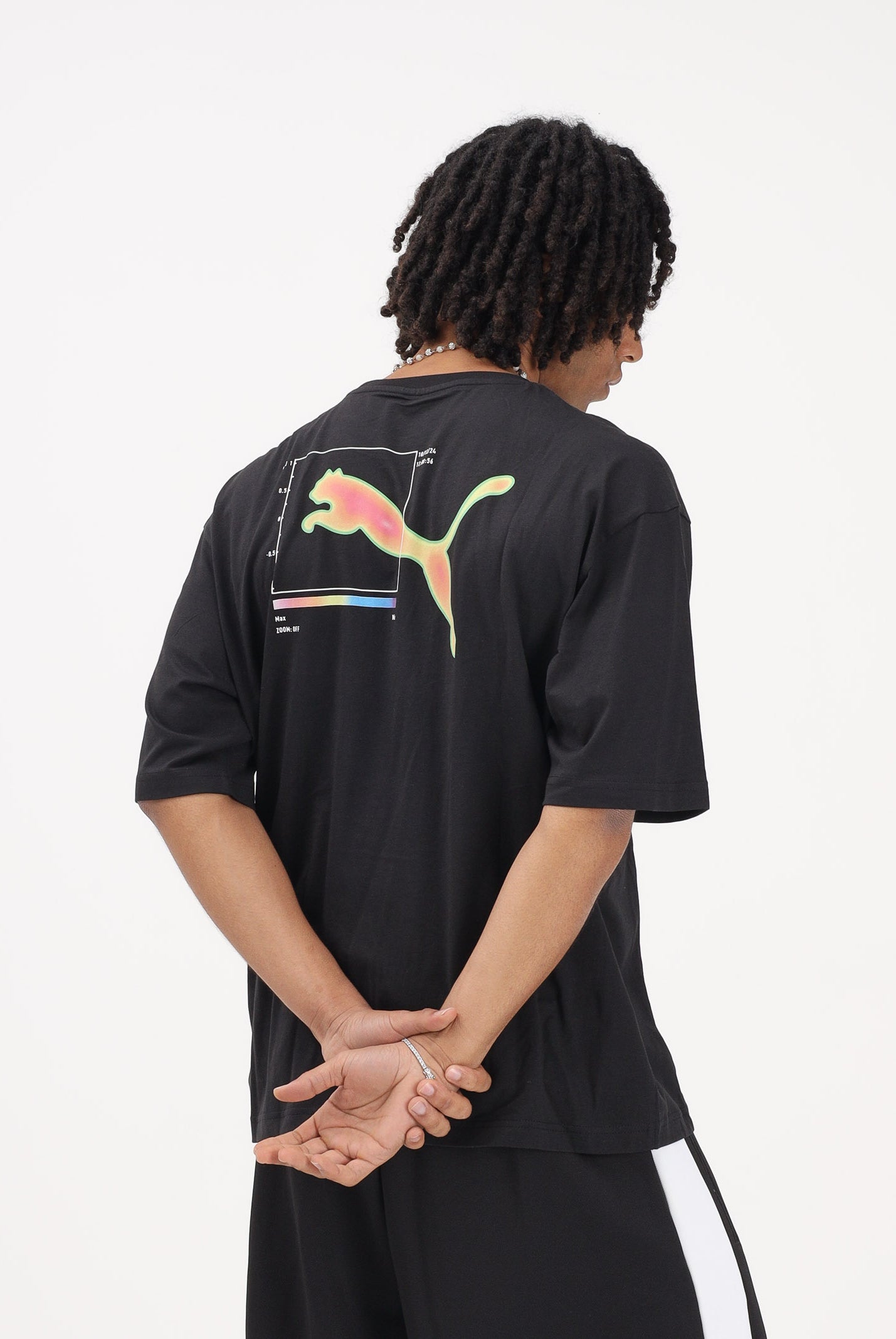 PUMA T-shirt a manica corta Graphic nera da uomo 691783 01 PUMA