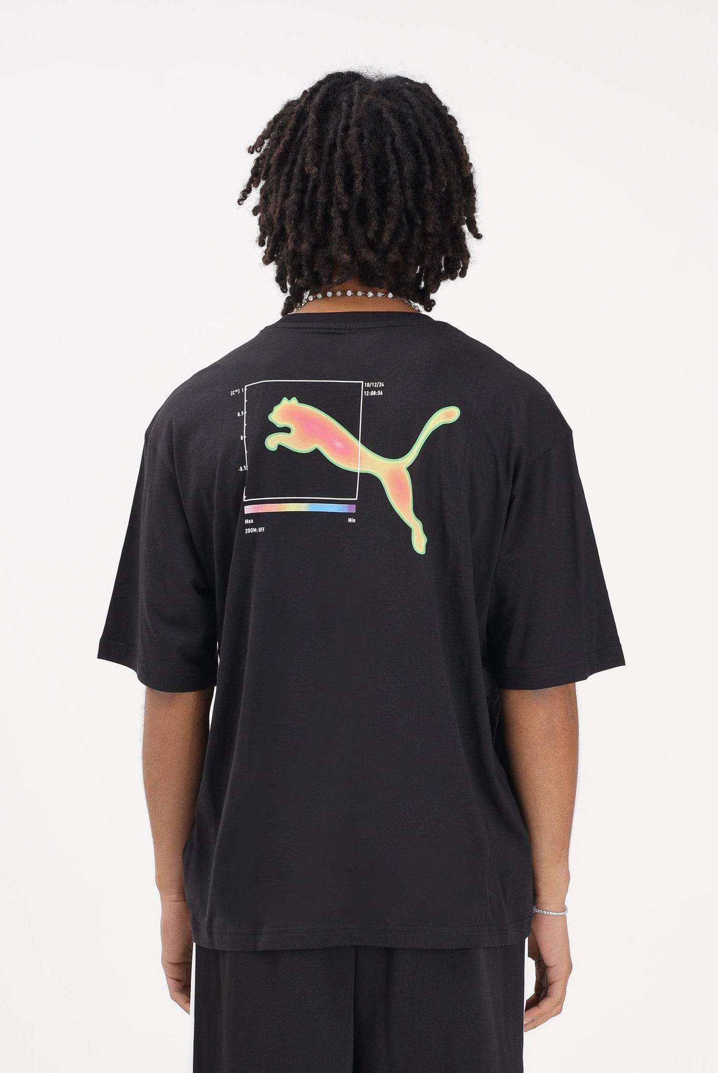 PUMA T-shirt a manica corta Graphic nera da uomo 691783 01 PUMA