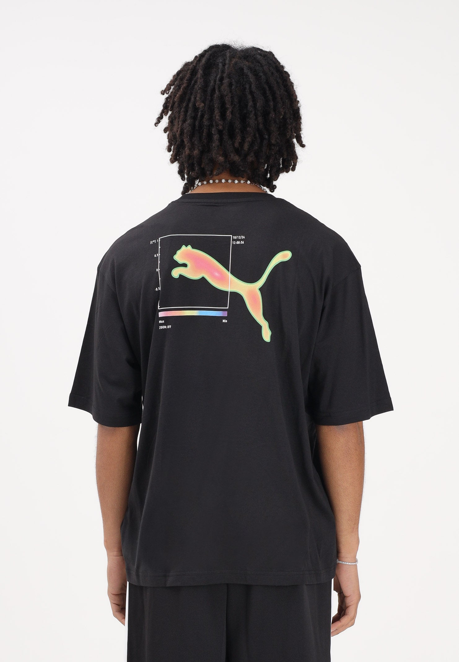 PUMA T-shirt a manica corta Graphic nera da uomo 691783 01 PUMA