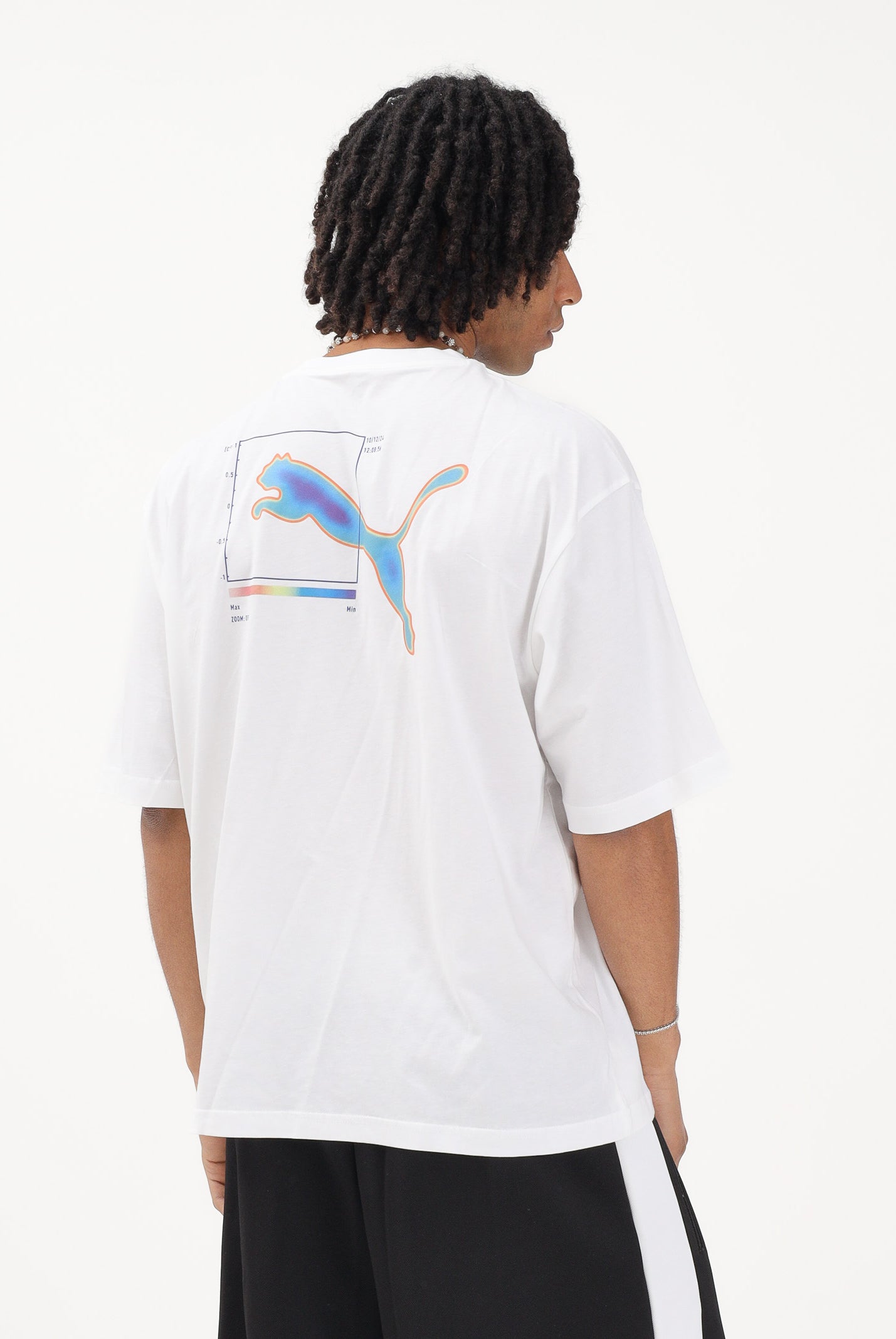 PUMA T-shirt a manica corta Graphic bianca da uomo 691783 02 PUMA