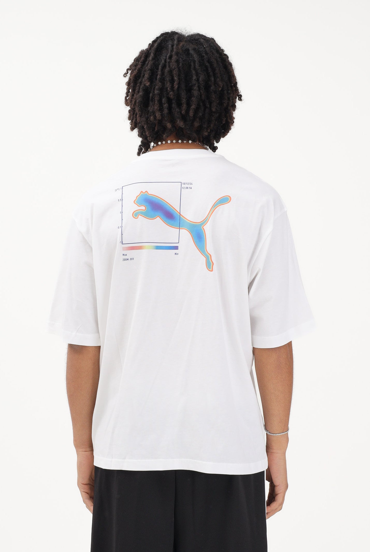 PUMA T-shirt a manica corta Graphic bianca da uomo 691783 02 PUMA