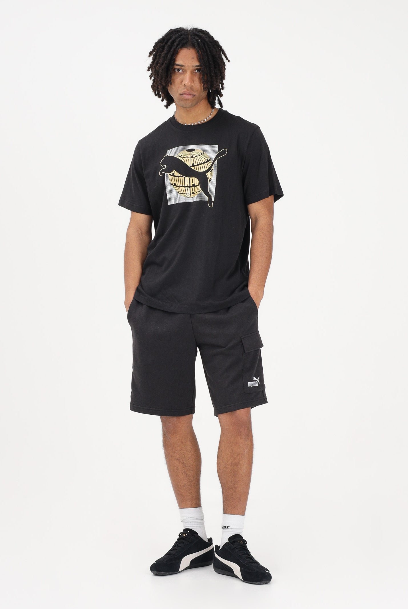 PUMA T-shirt a manica corta GRAPHICS nera da uomo 691784 01 PUMA