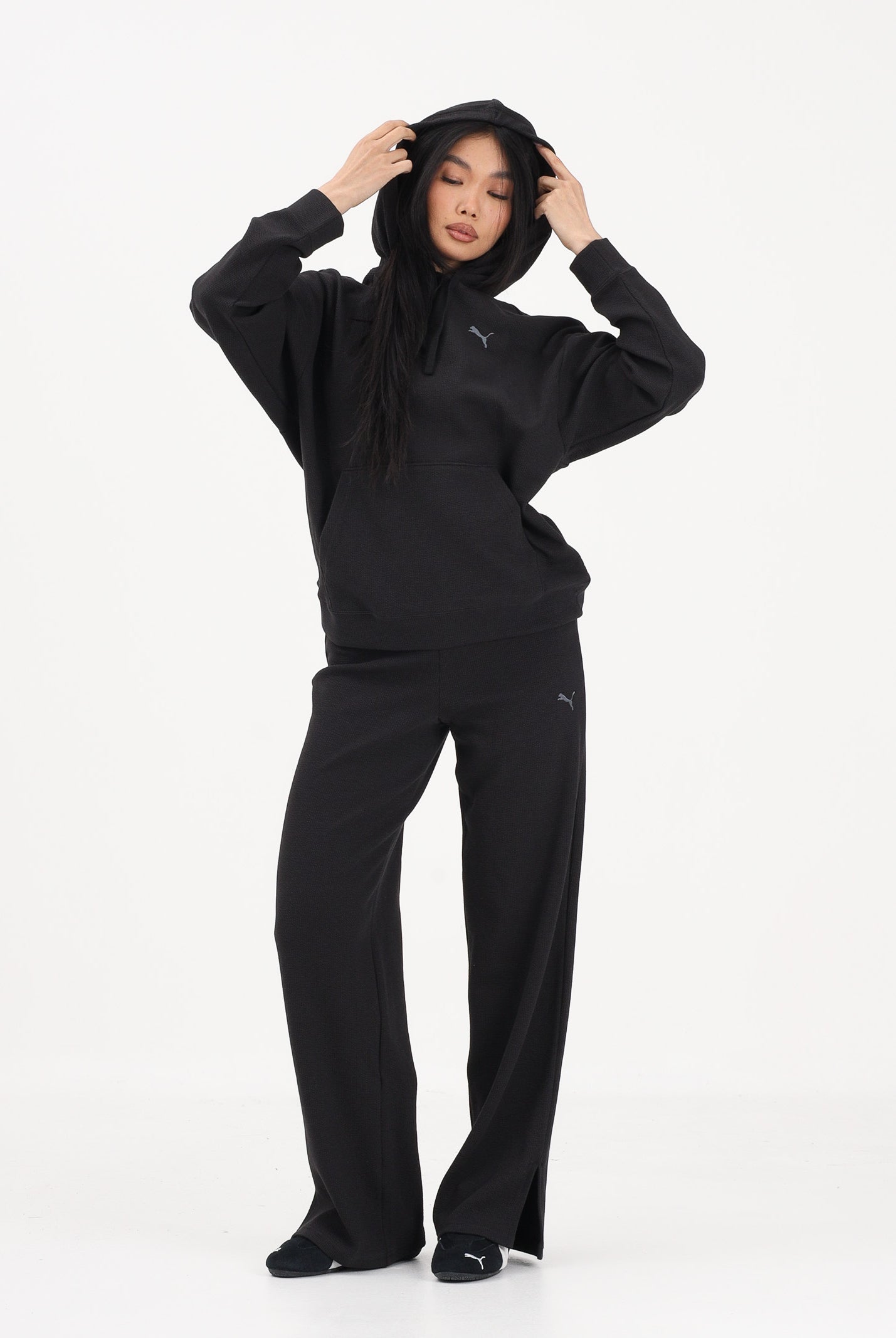 PUMA Pantalone sportivo Essentials Elevated nero da donna 691815 01 PUMA