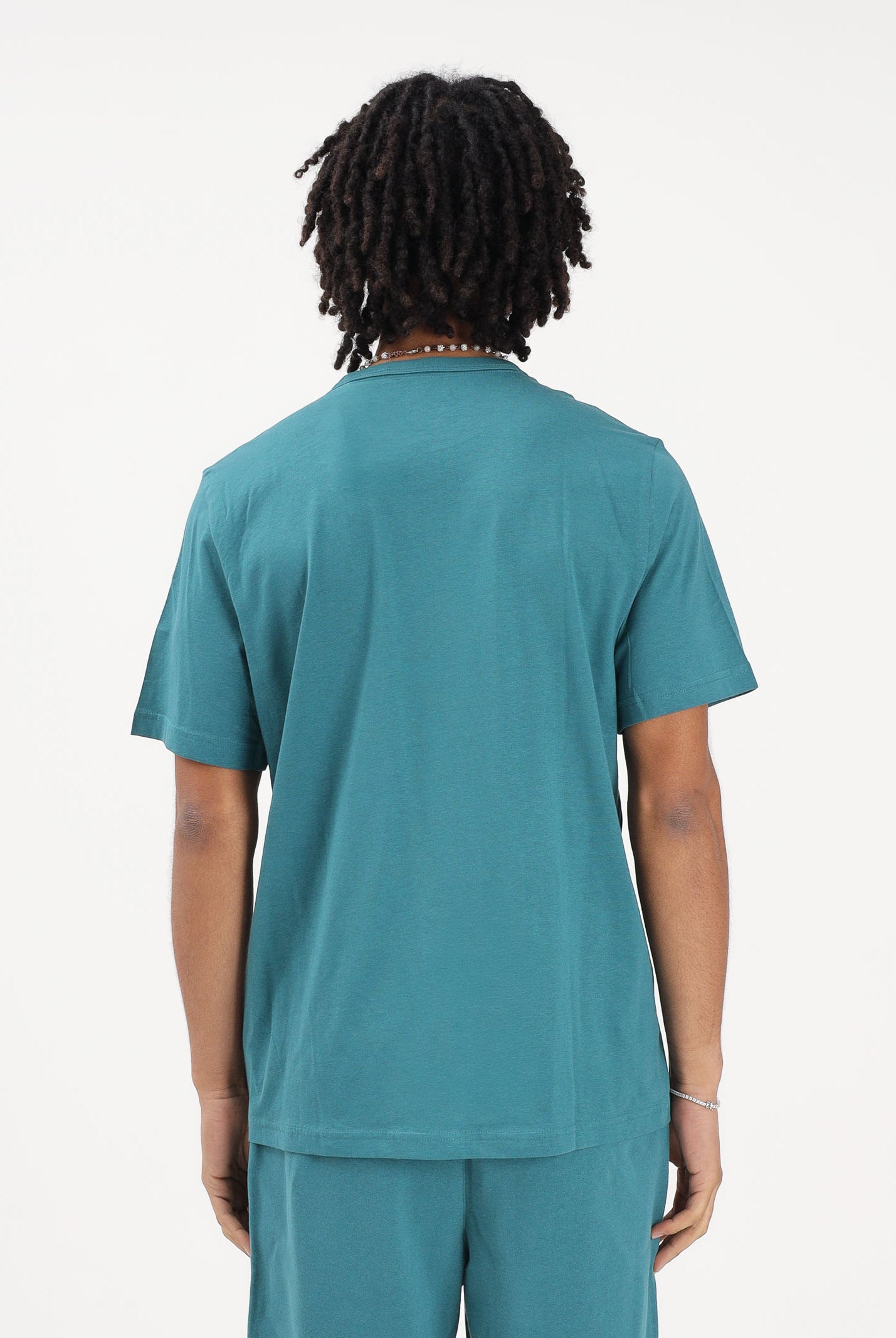 PUMA T-shirt a manica corta Essentials Elevated turchese da uomo 692054 41 PUMA