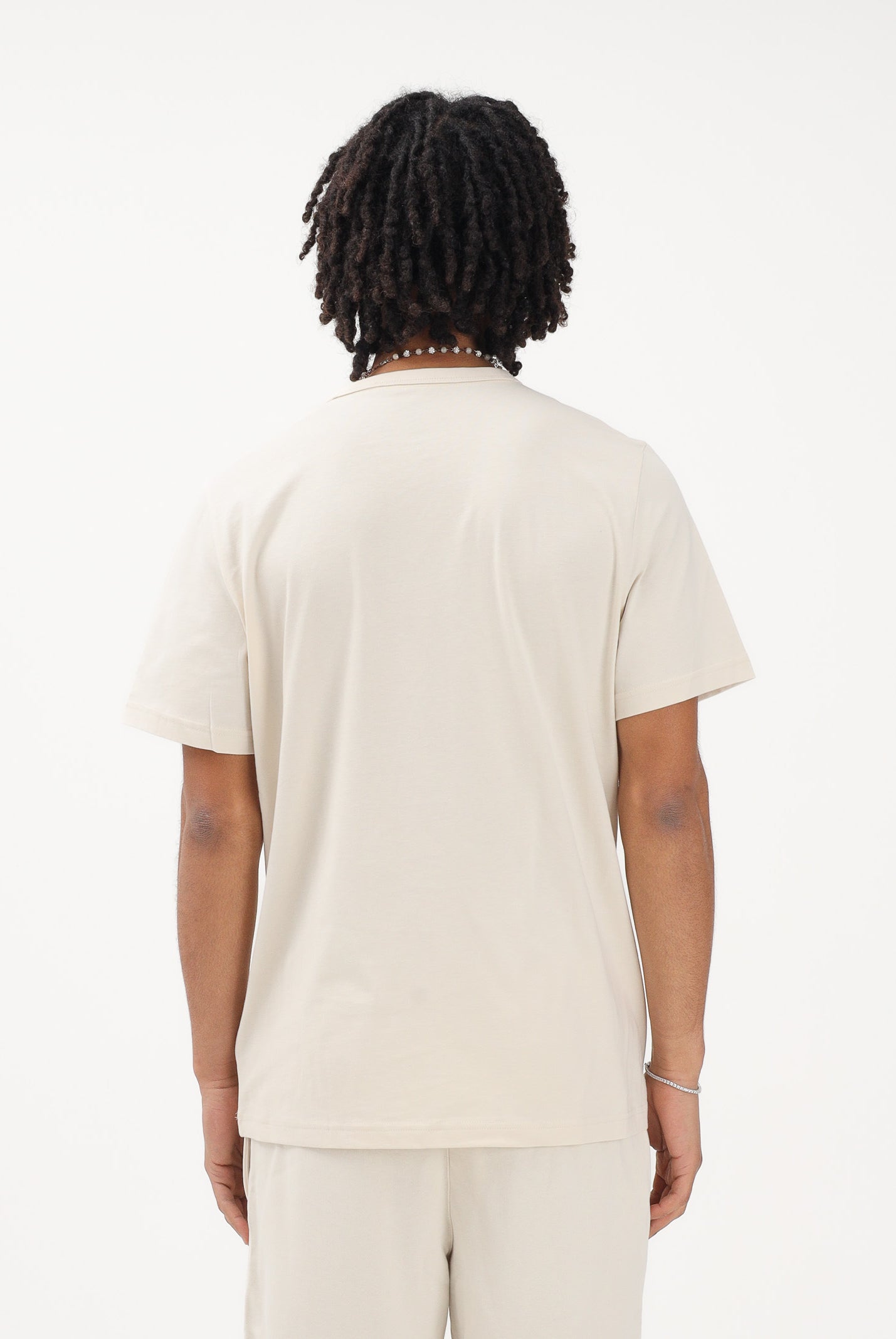 PUMA T-shirt a manica corta Essentials Elevated beige da uomo 692054 87 PUMA