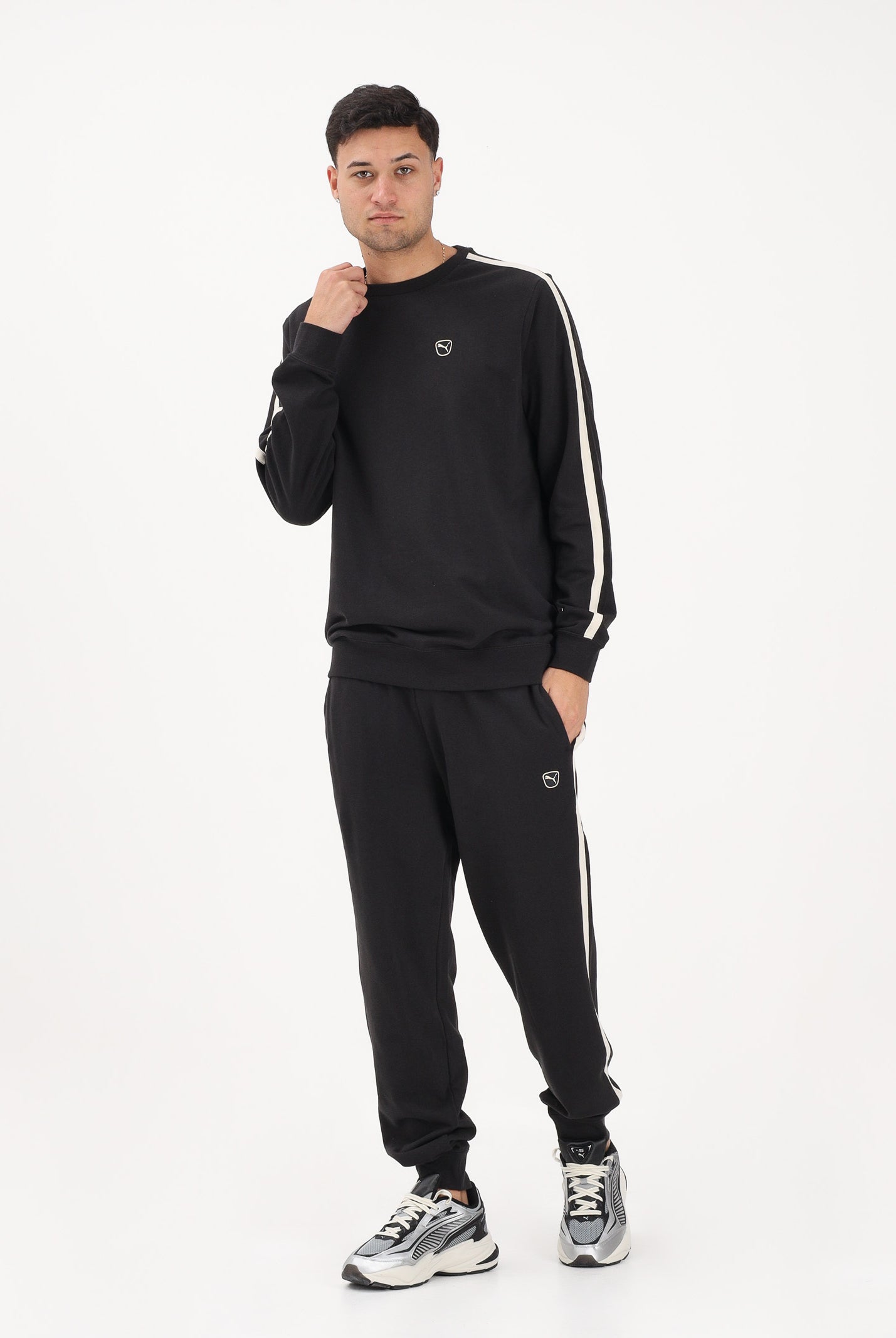 PUMA Pantalone sportivo Essentials Elevated nero da uomo 692055 01 PUMA