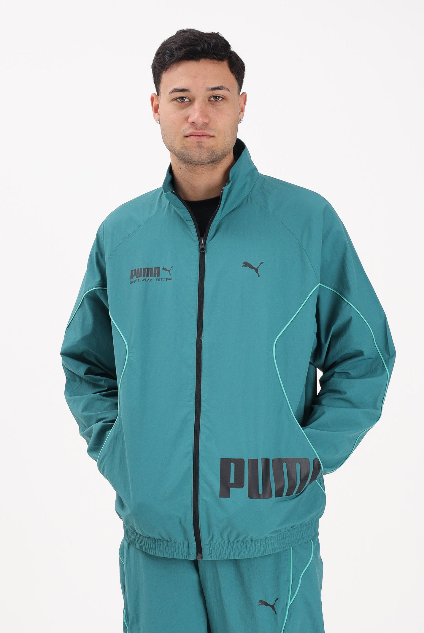 PUMA Giacca a vento PUMA Sport verde da uomo 692173 41 PUMA