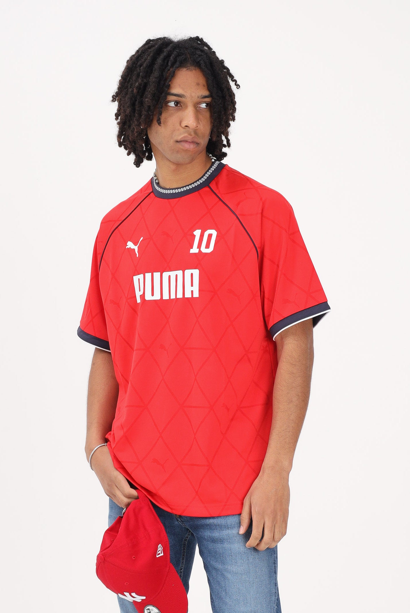 PUMA T-shirt a manica corta PUMA Sport Pinnacle rossa da uomo 692177 11 PUMA