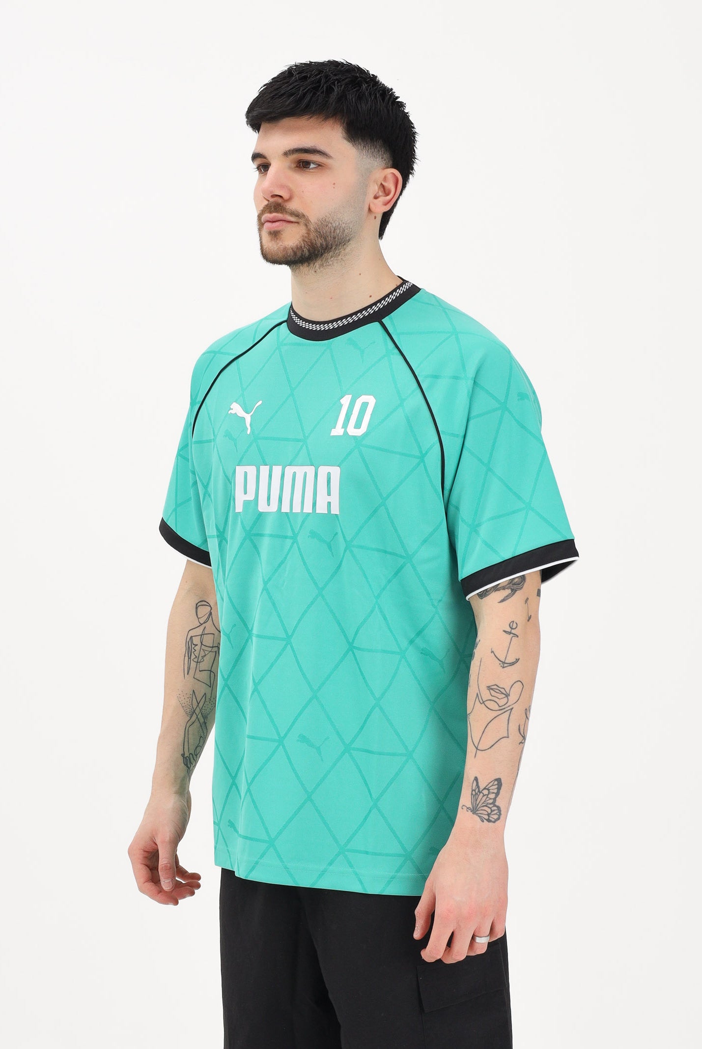 PUMA T-shirt a manica corta PUMA Sport Pinnacle verde acuqa da uomo 692177 40 PUMA