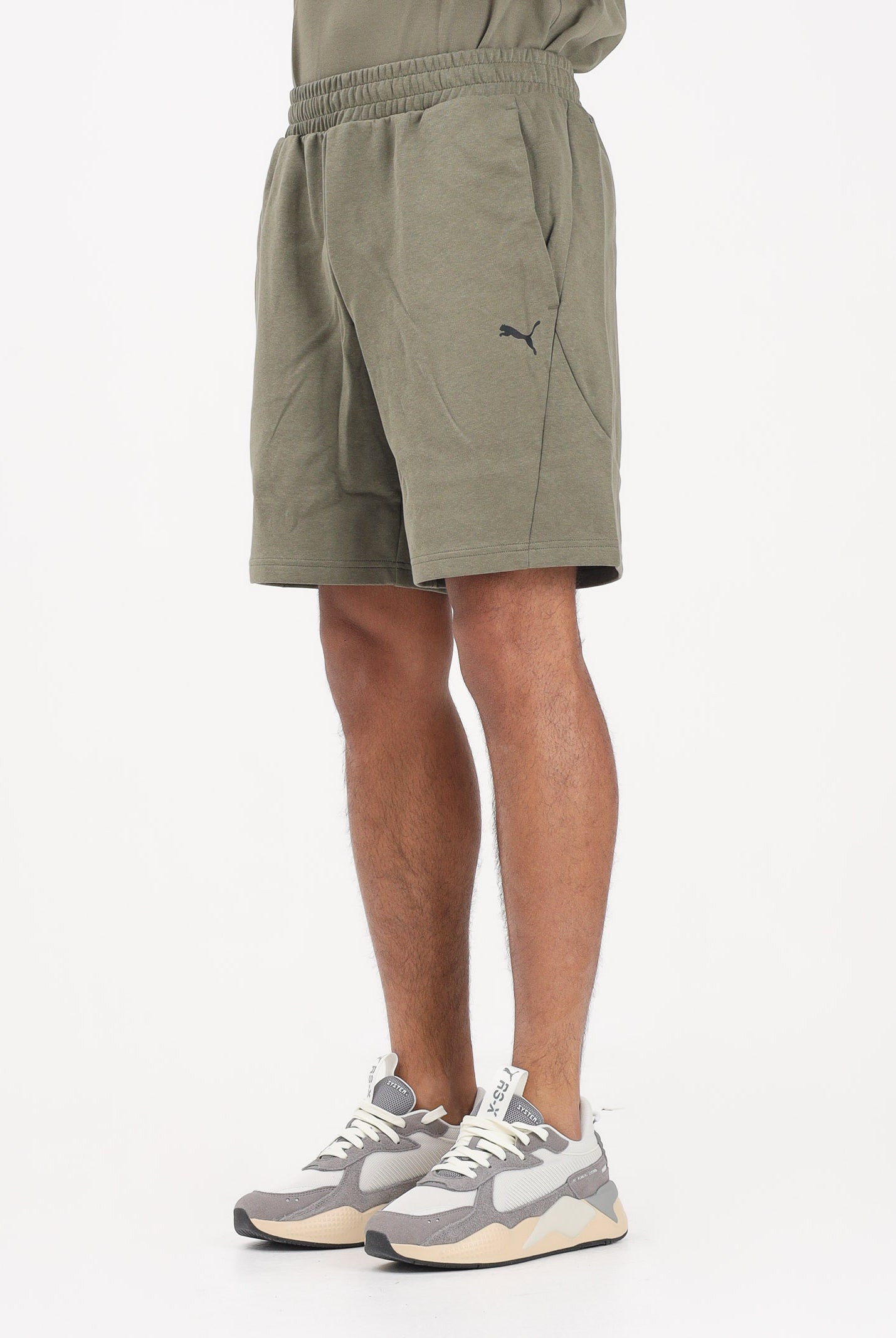 PUMA Shorts sportivo PUMATECH verde militare da uomo 692182 81 PUMA