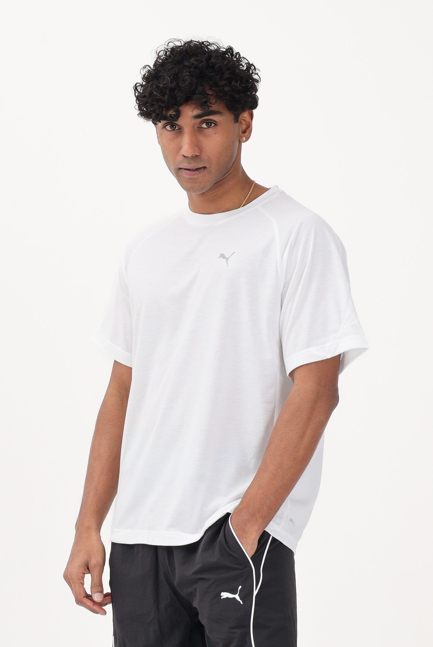 PUMA T-shirt a manica corta VELOCITY bianca da uomo 692189 02 PUMA