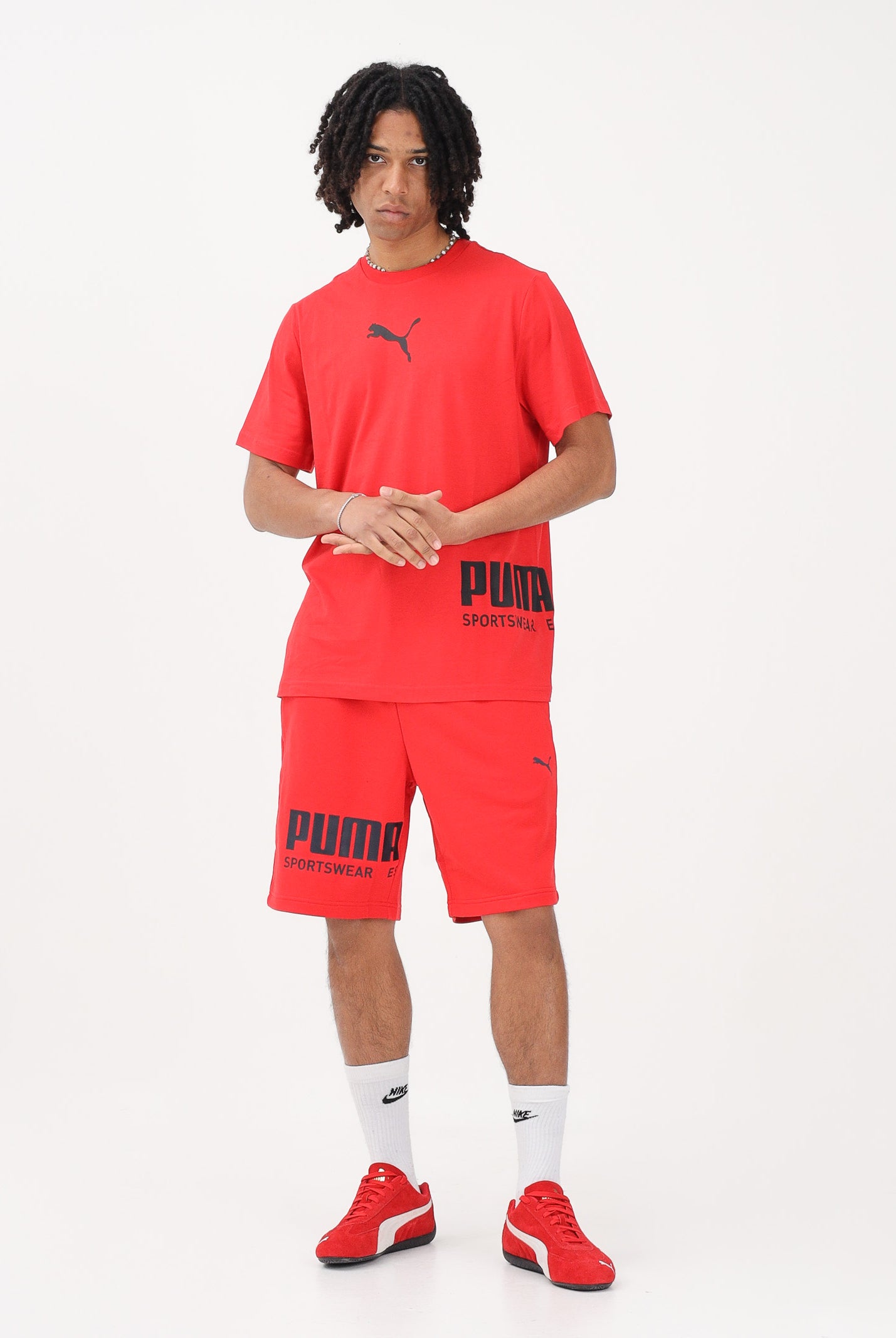 PUMA Shorts sportivo PUMA Sport rosso da uomo 692232 11 PUMA