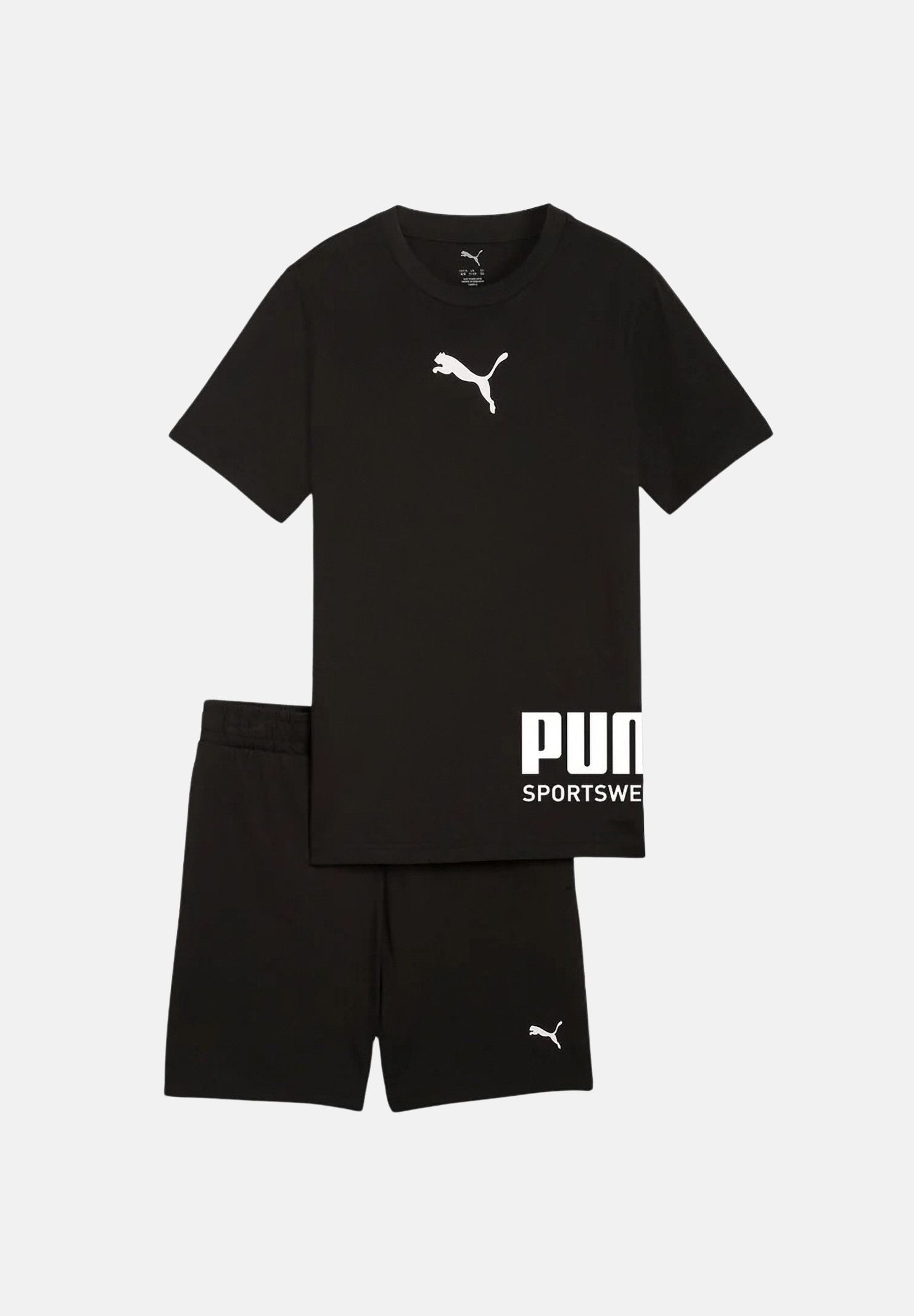 PUMA Completino PUMA Sport Graphic Relaxed nero per bambino e bambina 693335 01 PUMA