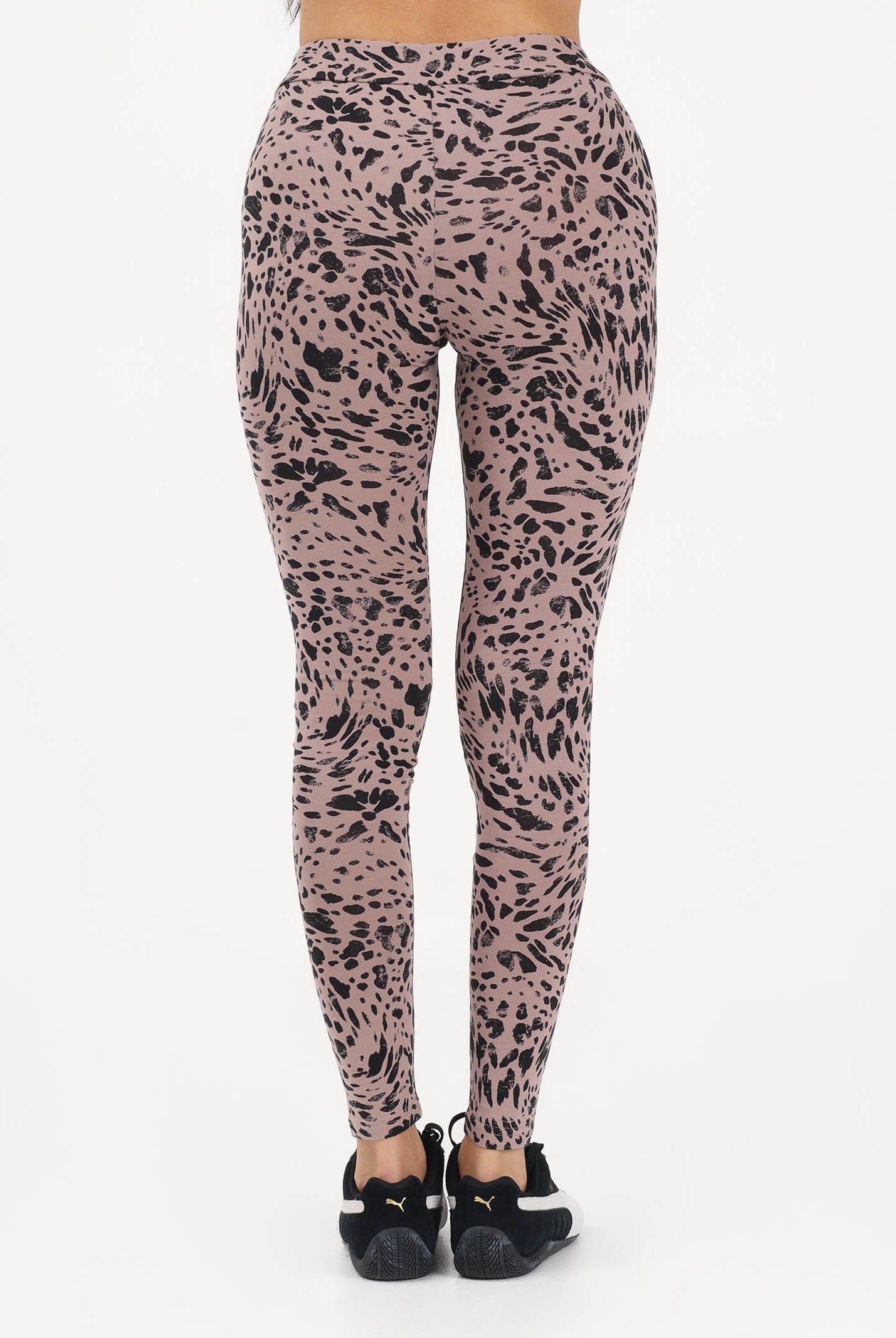 PUMA Leggings sportivo Essentials Graphics Animal Printed rosa da donna 693840 88 PUMA